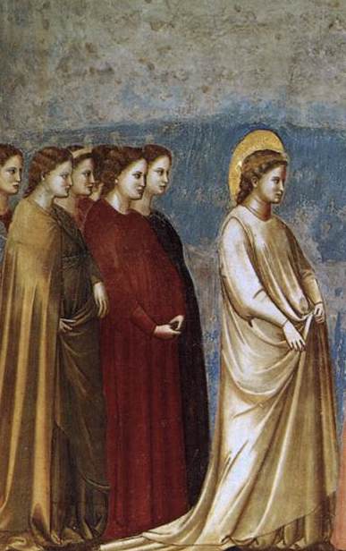 Figure 23: (F1_11_5) Giotto, Detail from Wedding procession of the Virgin, Arena Chapel