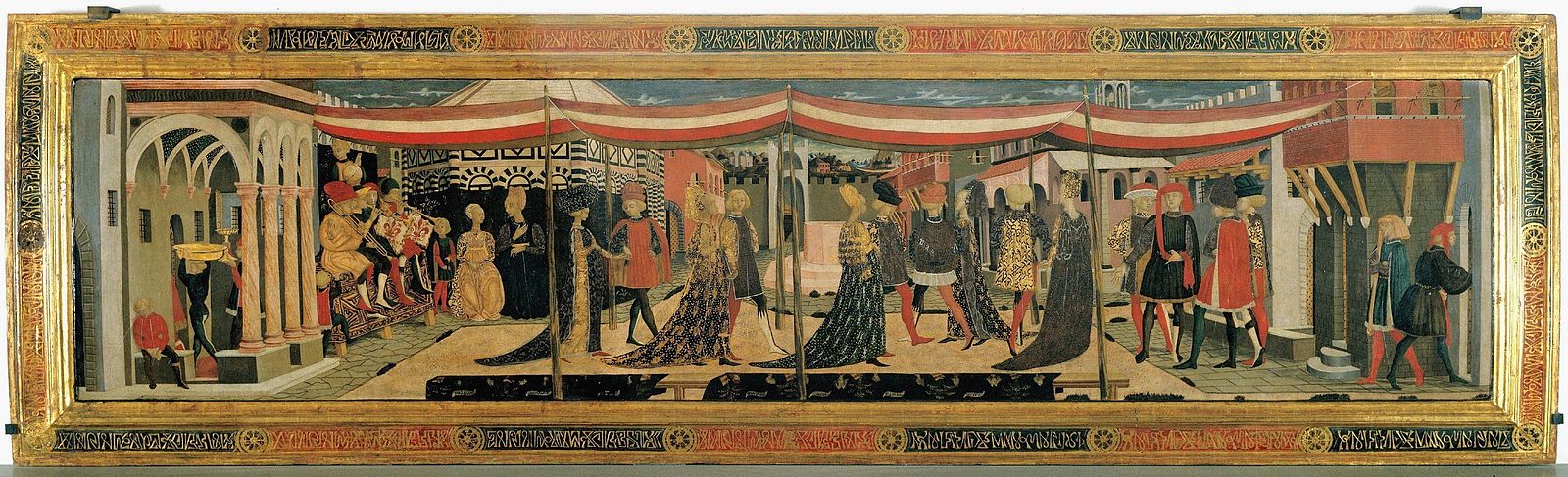 Figure 52: (F1_24b) Lo Scheggia, Dance at a Wedding Party (Adimari cassone), Galleria dell’Accademia