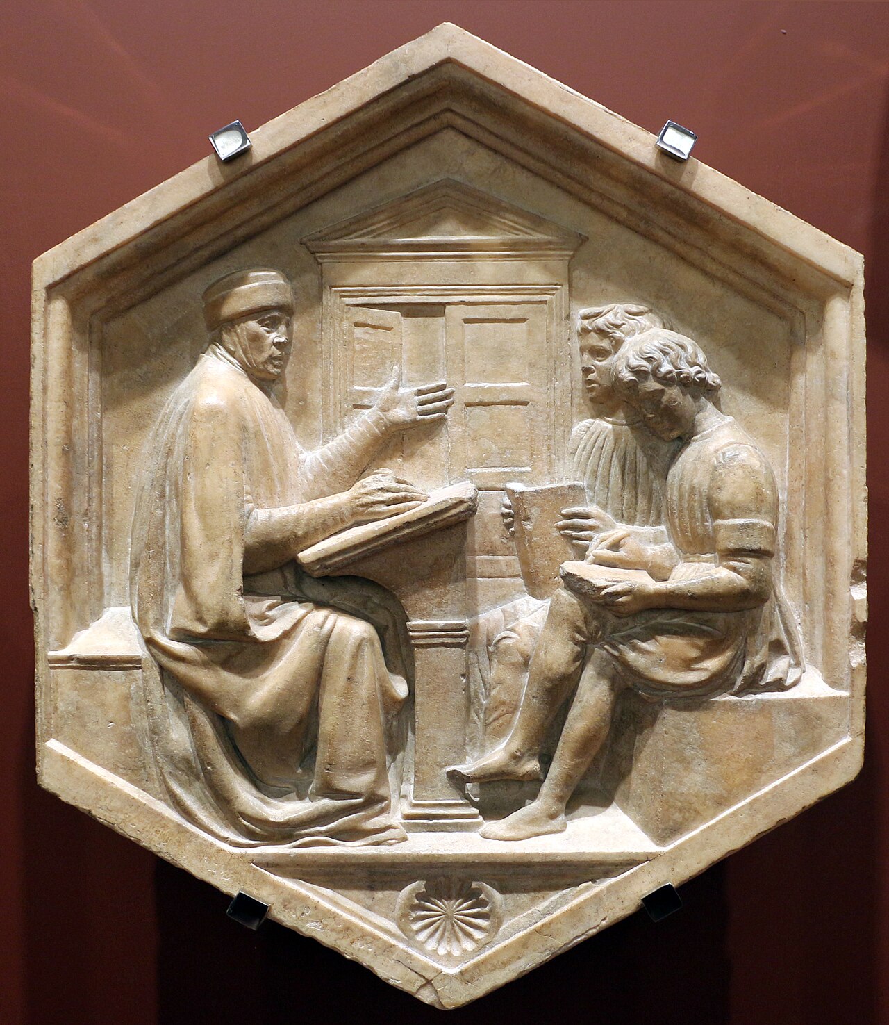 Figure 43: (F1_34) Luca della Robbia, Grammar, c. 1437, Museo dell’Opera del Duomo