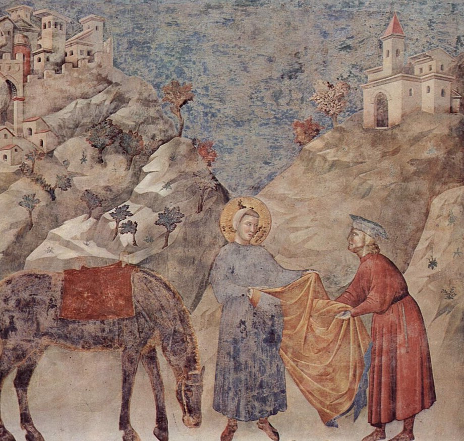 Figure 35: (F2_14) Detail from Francis Giving his Mantle