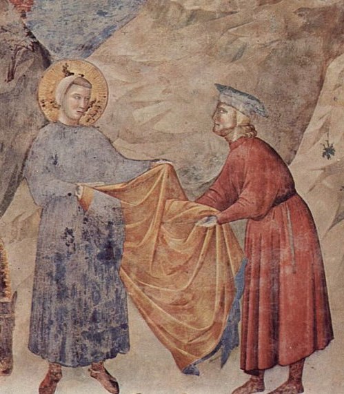 Figure 37: (F2_15) Detail from Francis Giving his Mantle