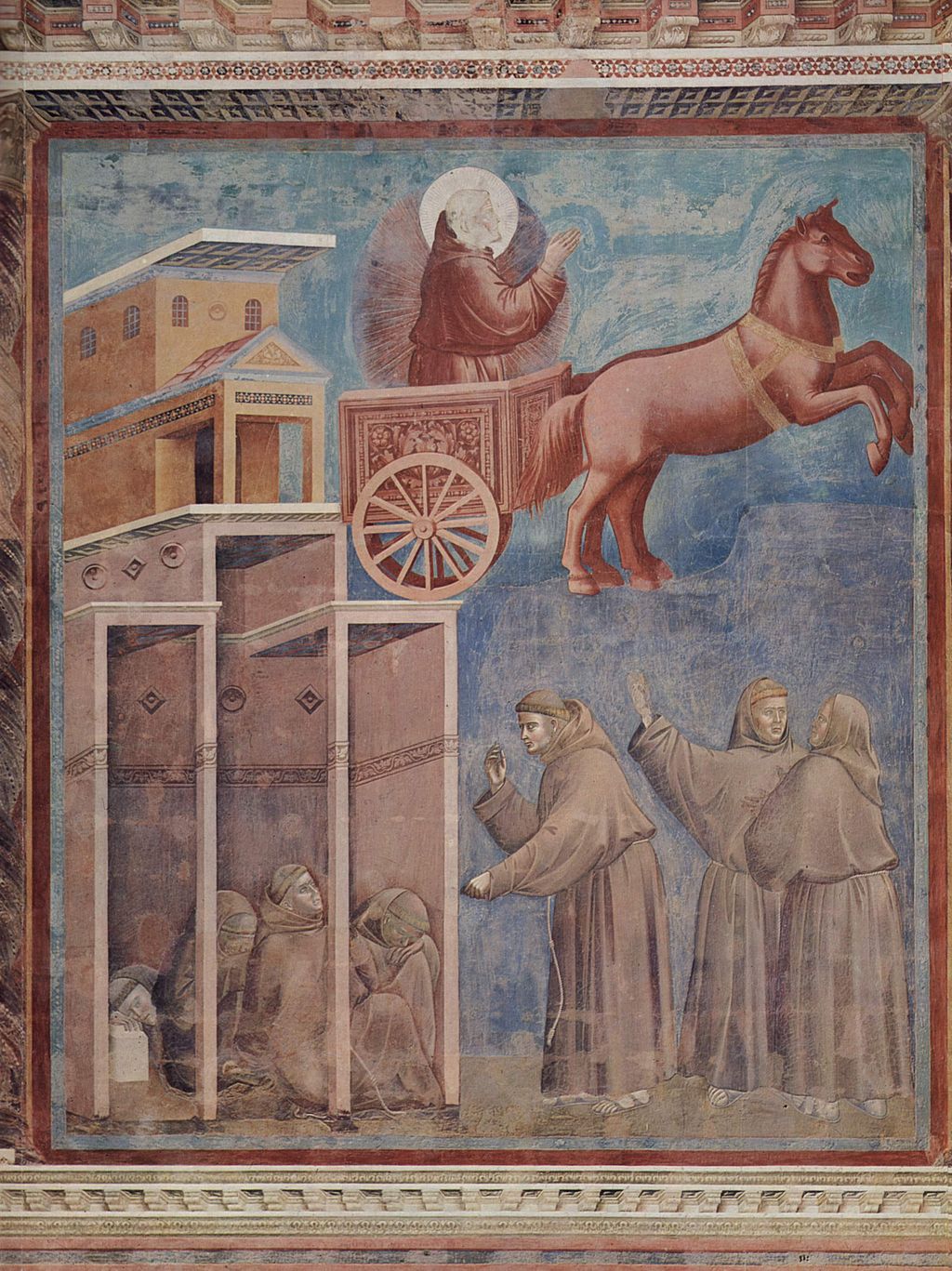 Figure 50: (F2_24) Vision of the Flaming Chariot, Upper Church