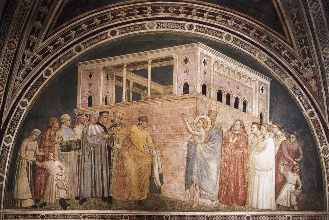 Figure 82: (F2_40) Giotto, Renunciation of Wordly Goods, Bardi Chapel