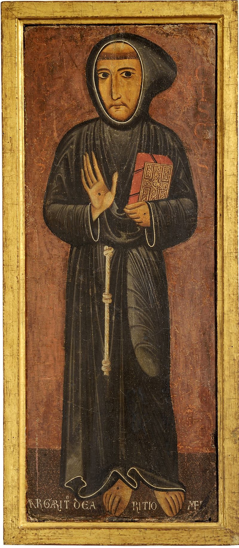 Figure 7: (F2_5a) Margaritone d’Arezzo, Saint Francis, Pinacoteca Siena