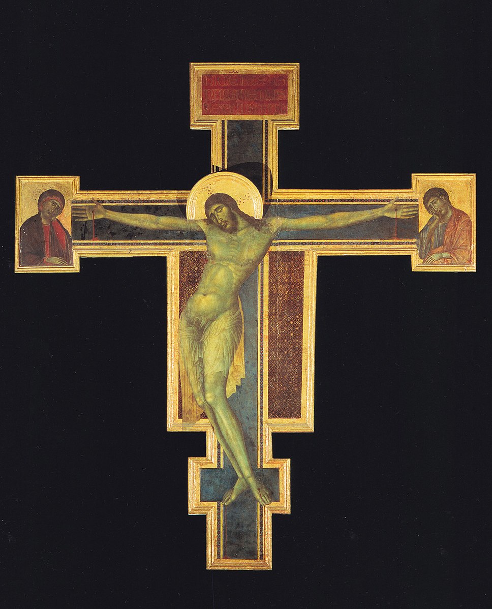 Figure 24: (F2_8_5_5b) Cimabue, Santa Croce crucifix before 1966 flood damage, Santa Croce