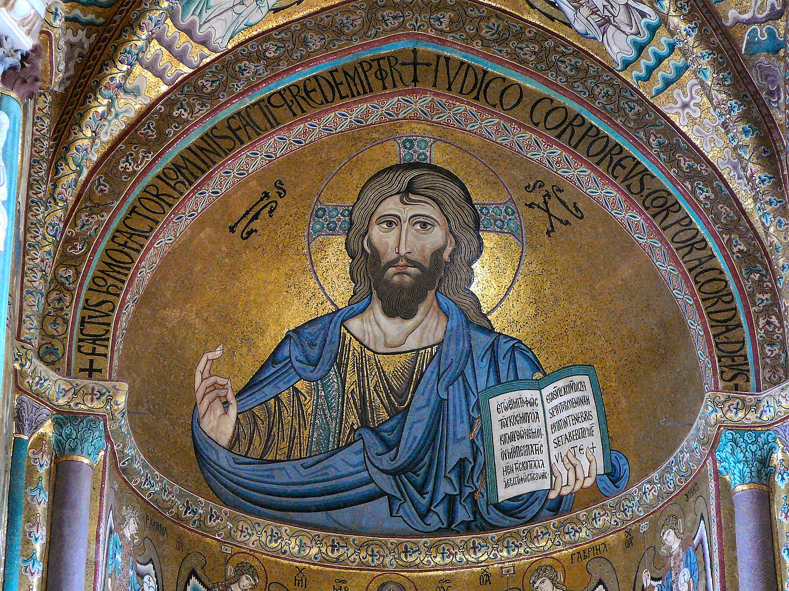 Figure 20: (F2_8a) Anonymous, Christ Pantokrator, Duomo of Cefalù, 1148