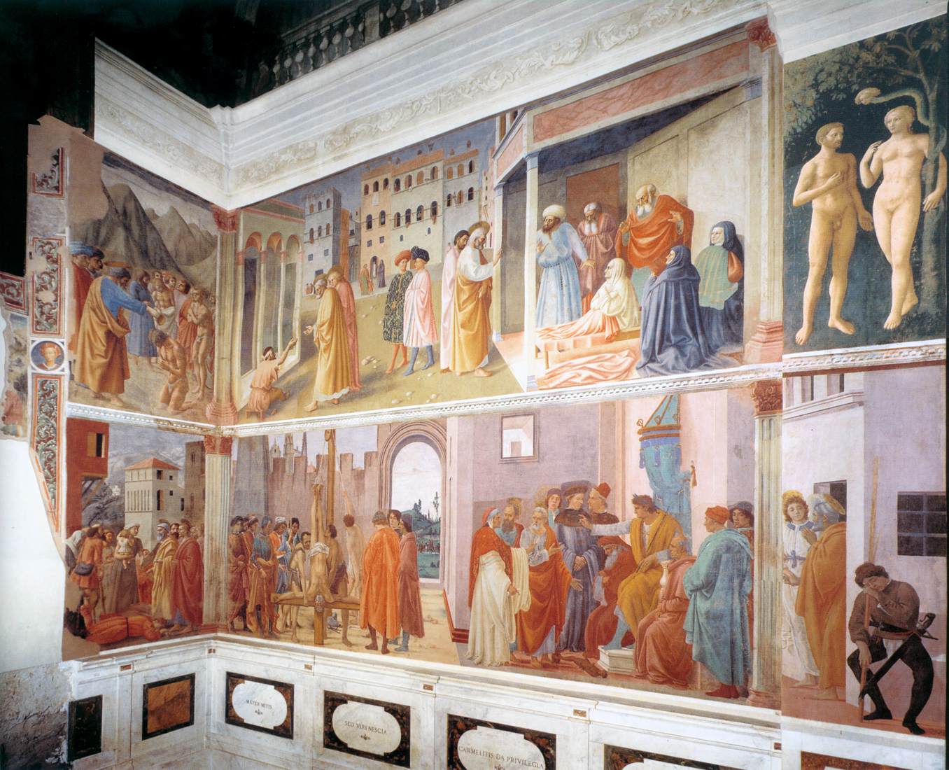 Figure 19: (F3_11b) Right wall of the Brancacci chapel