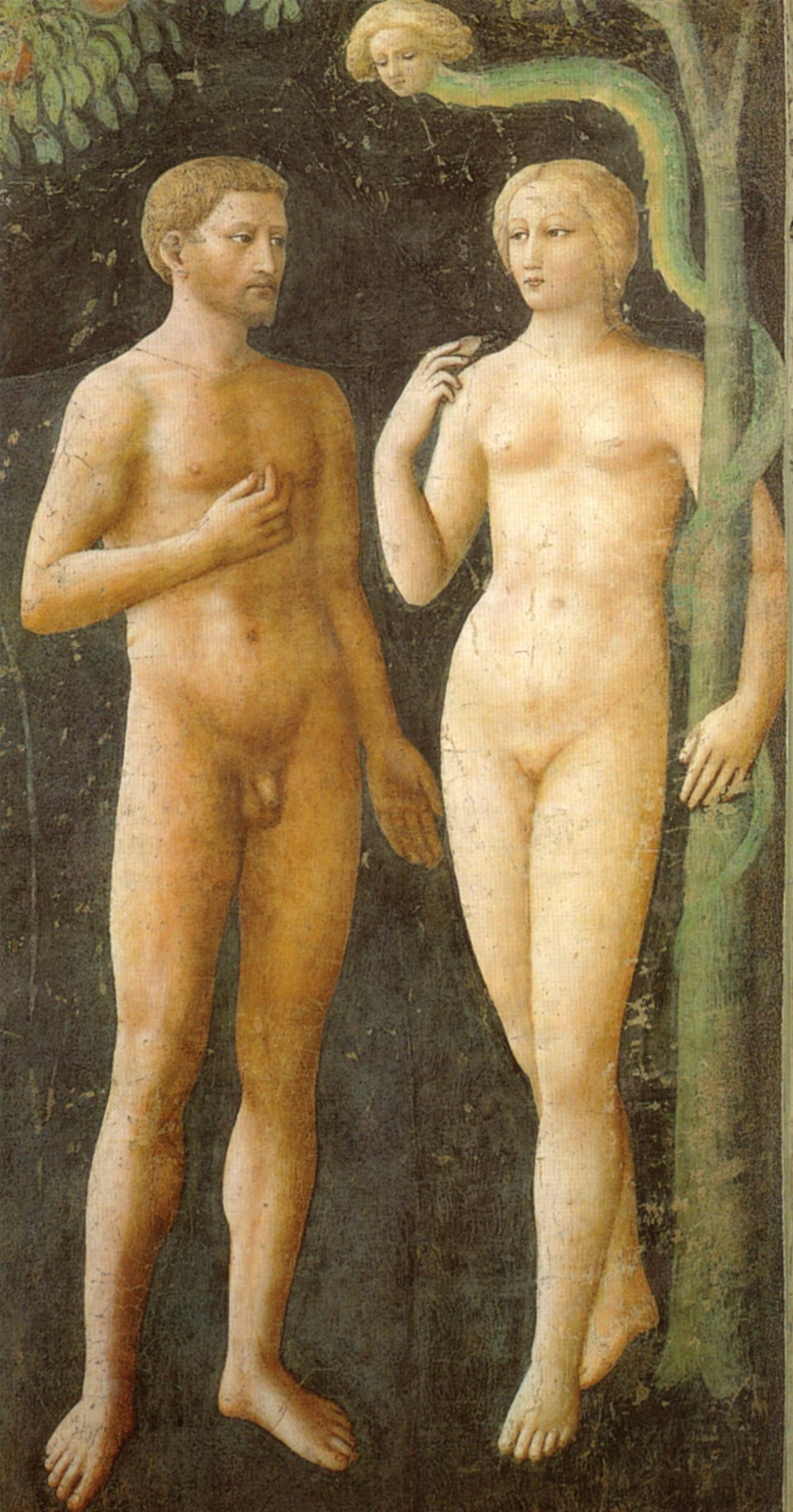 Figure 23: (F3_15) Masolino, Temptation of Adam and Eve, Brancacci chapel
