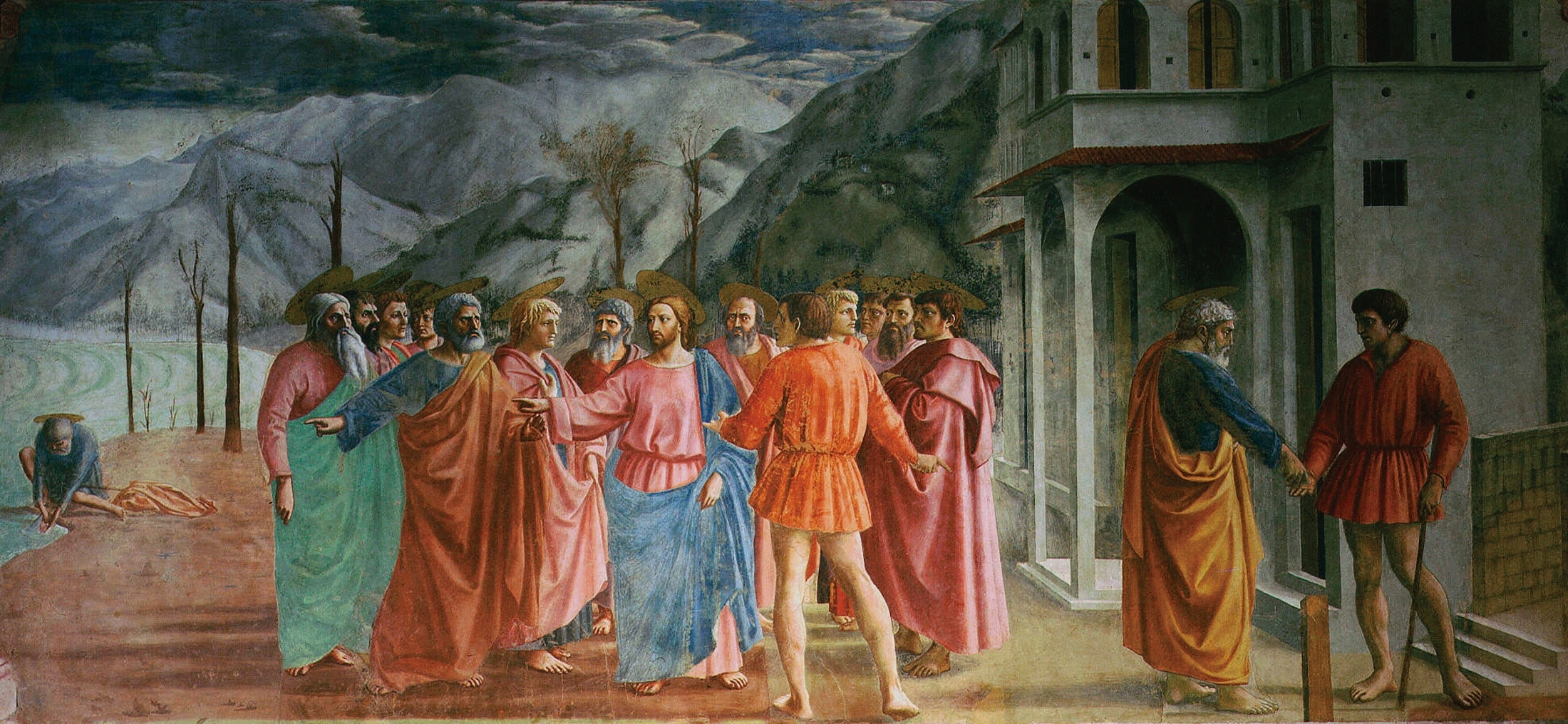Figure 31: (F3_19) Masaccio, The Tribute Money, Brancacci Chapel