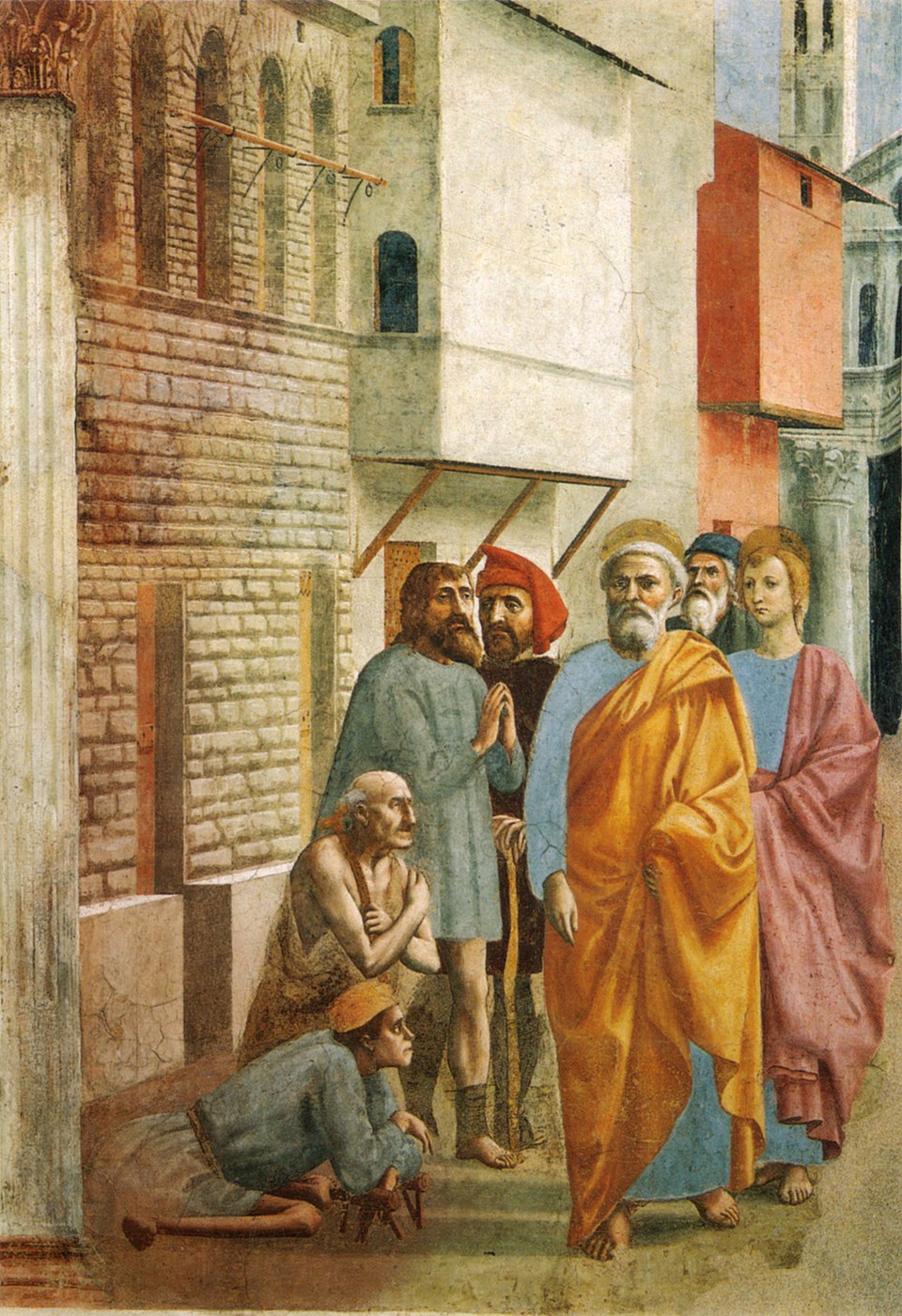 Figure 44: (F3_29) Masaccio, Saint Peter Healing the Sick with his Shadow, Brancacci Chapel