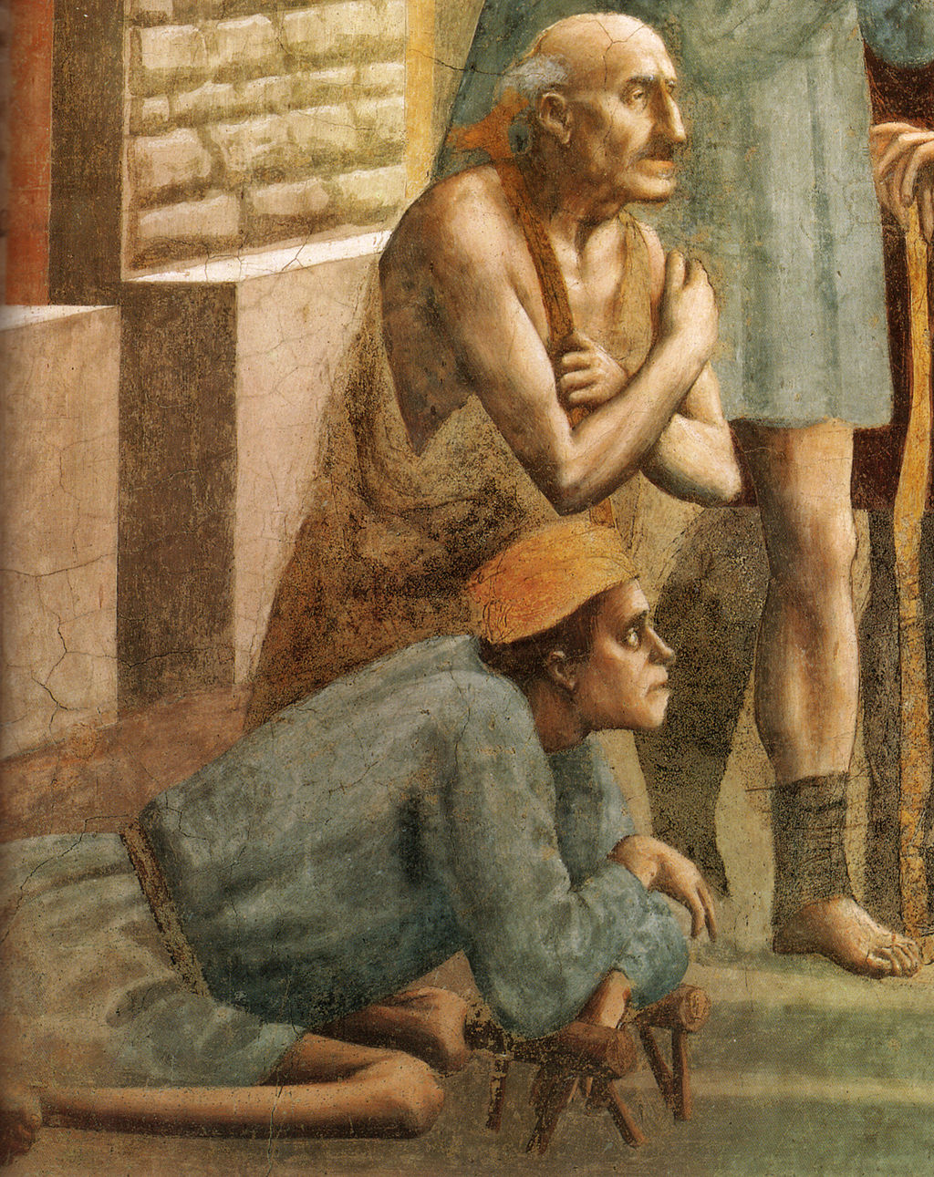 Figure 51: (F3_33) Detail from Masaccio, Saint Peter Healing the Sick