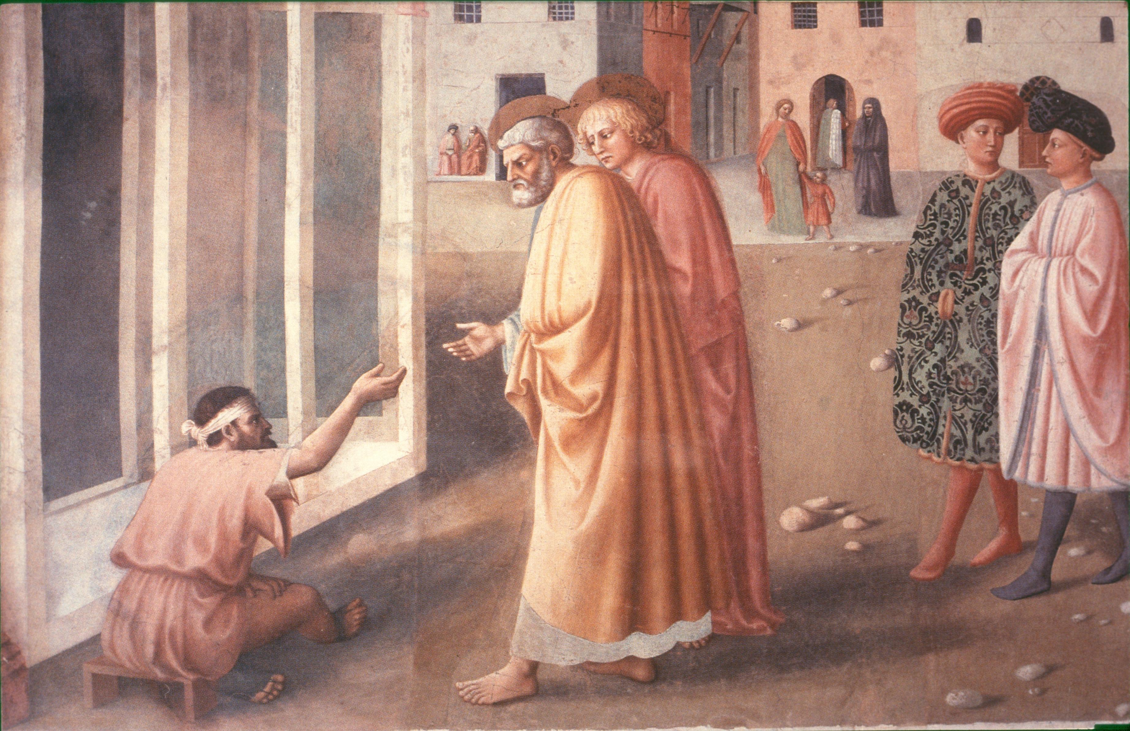 Figure 53: (F3_35) Detail from Masolino, Healing of the Cripple