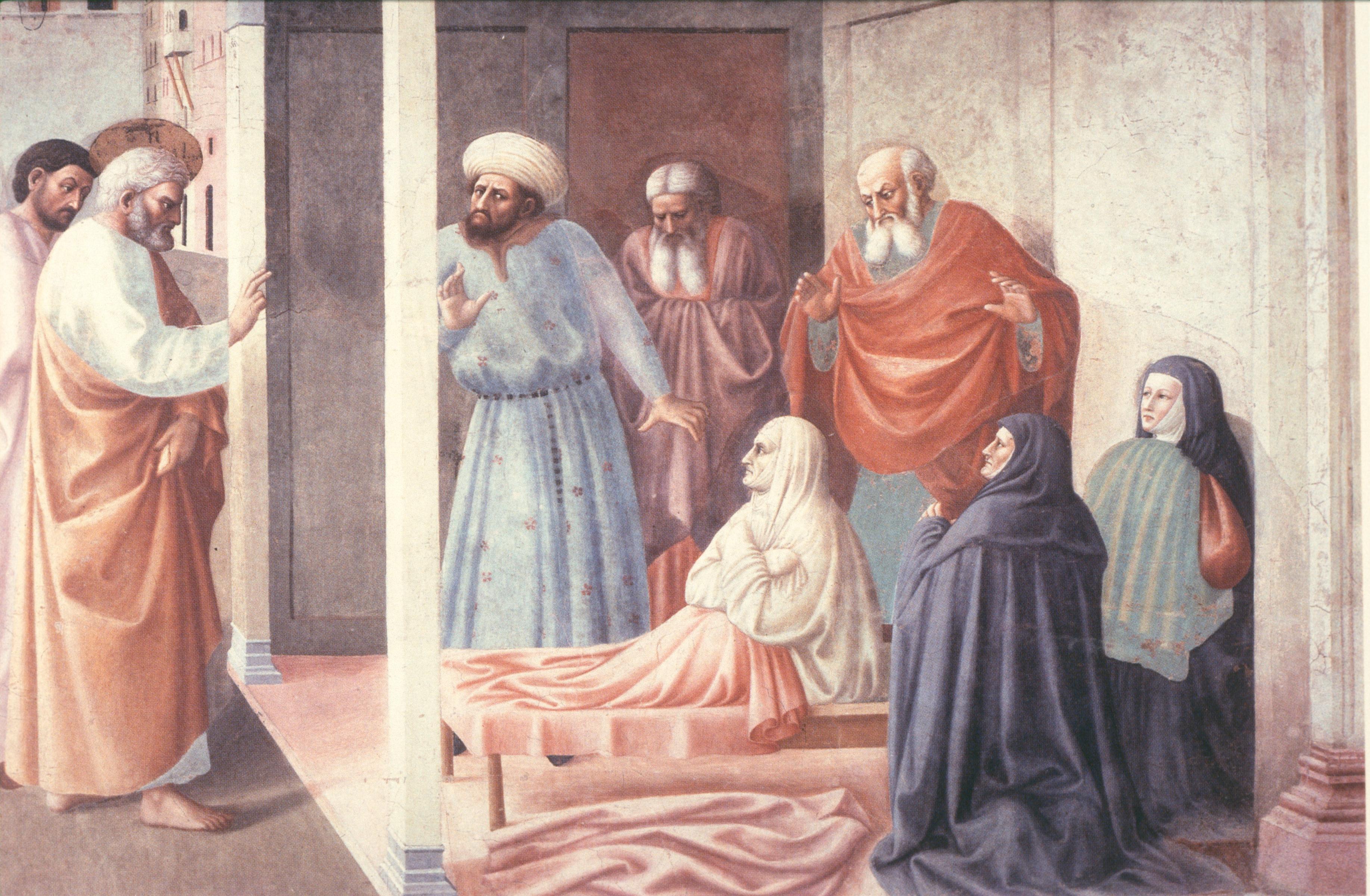 Figure 54: (F3_36) Masolino, Raising of Tabitha