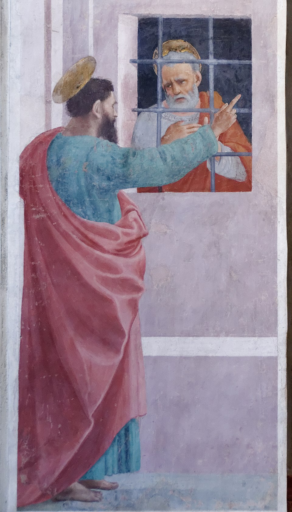 Figure 57: (F3_38) Filippino Lippi, Saint Paul Visits Saint Peter in Prison, Brancacci Chapel