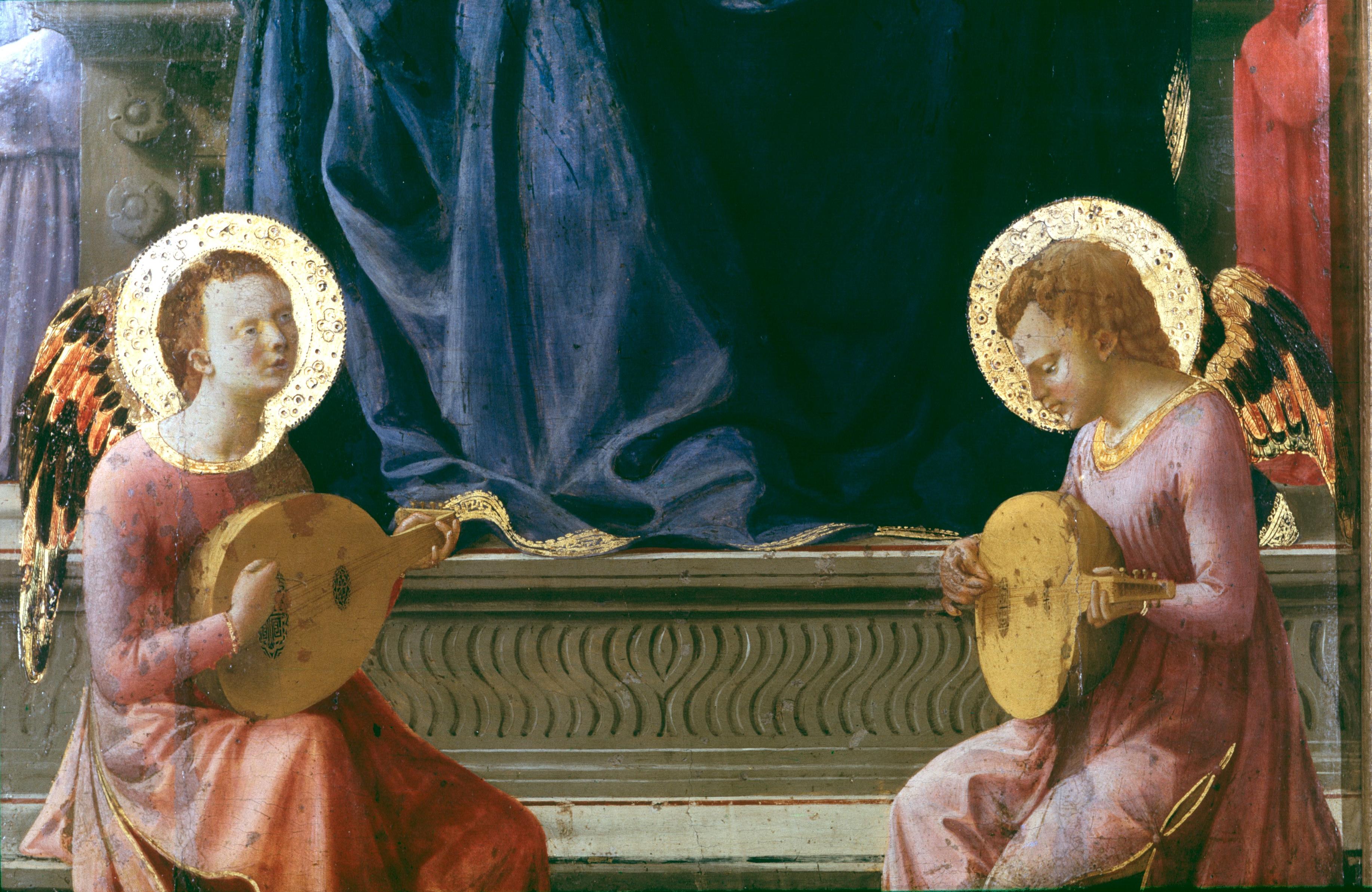 Figure 14: (F3_9) Detail from Masaccio, Madonna and Child with Angels