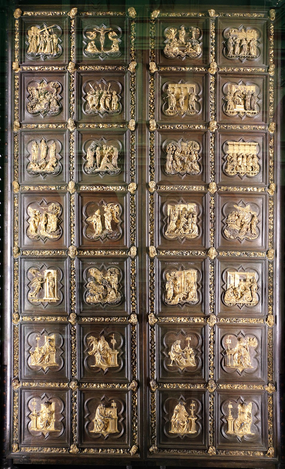 Figure 13: (F4_12) Lorenzo Ghiberti, North door of the Florentine Baptistery, Museo dell’Opera del Duomo
