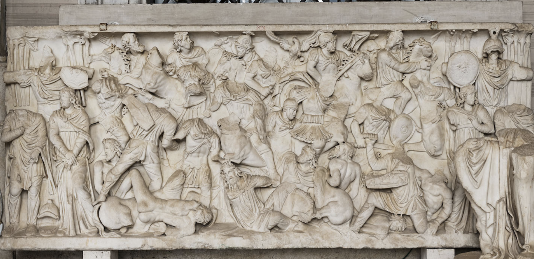 Figure 68: (F4_66) Anonymous, Roman battle relief, Villa Borghese
