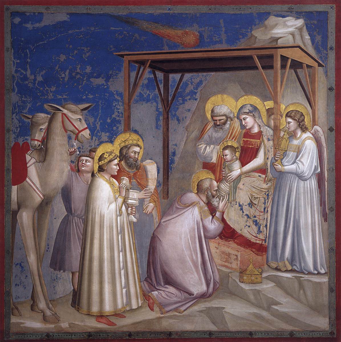 Figure 17: (F5_12) Giotto, The Adoration of the Magi, Arena Chapel