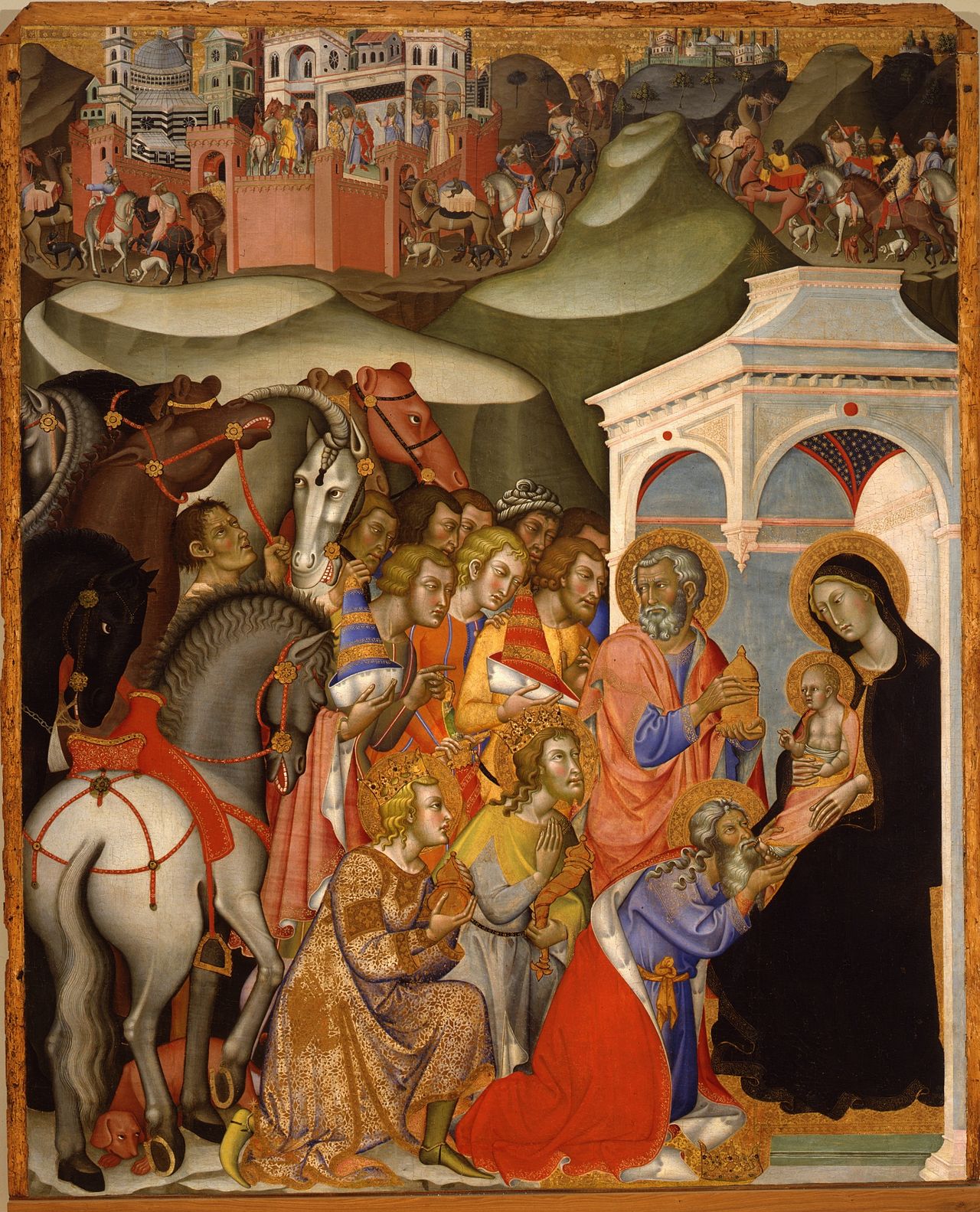 Figure 18: (F5_13) Bartolo di Fredi, The Adoration of the Magi, Pinacoteca Siena