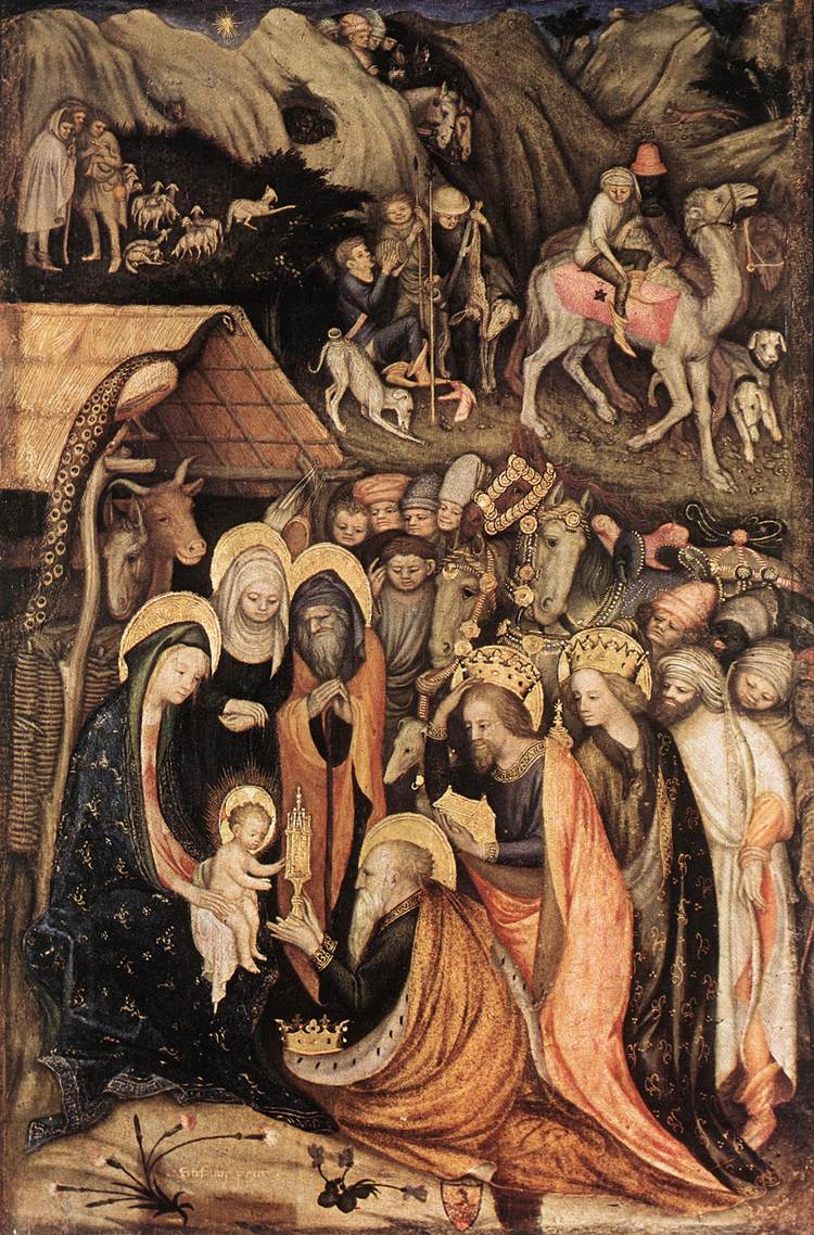 Figure 19: (F5_14) Stefano da Verona, The Adoration of the Magi, Pinacoteca di Brera
