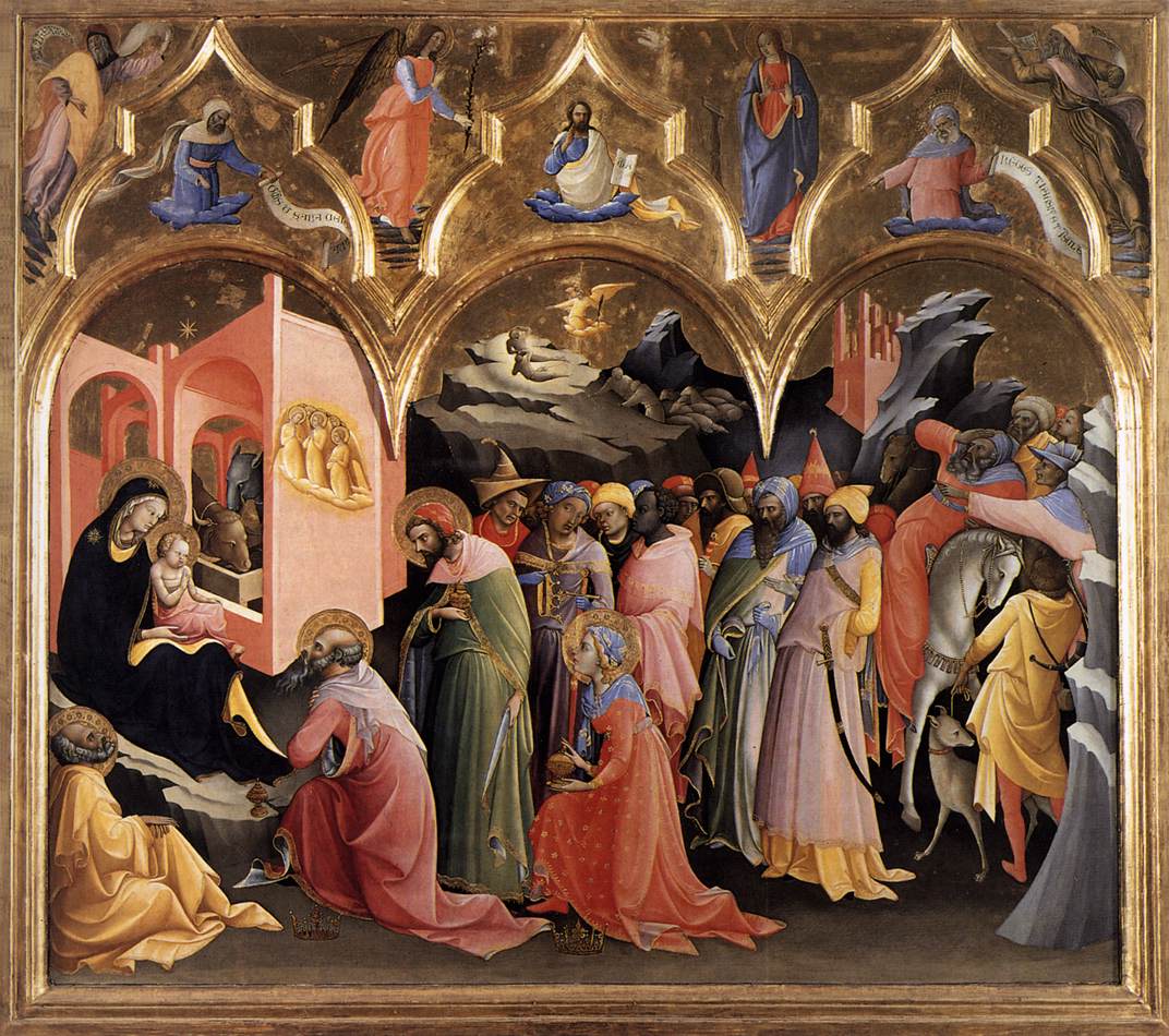 Figure 20: (F5_15) Lorenzo Monaco, The Adoration of the Magi, Uffizi