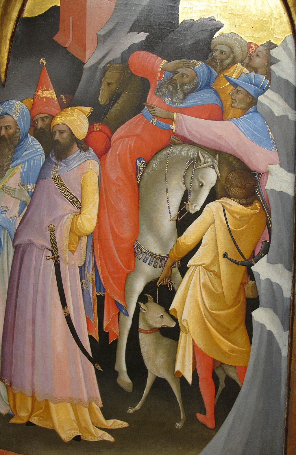 Figure 21: (F5_16) Detail from Lorenzo Monaco, The Adoration of the Magi