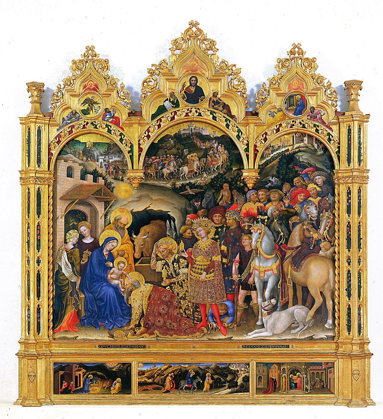 Figure 22: (F5_17) Gentile da Fabriano, The Adoration of the Magi, Uffizi