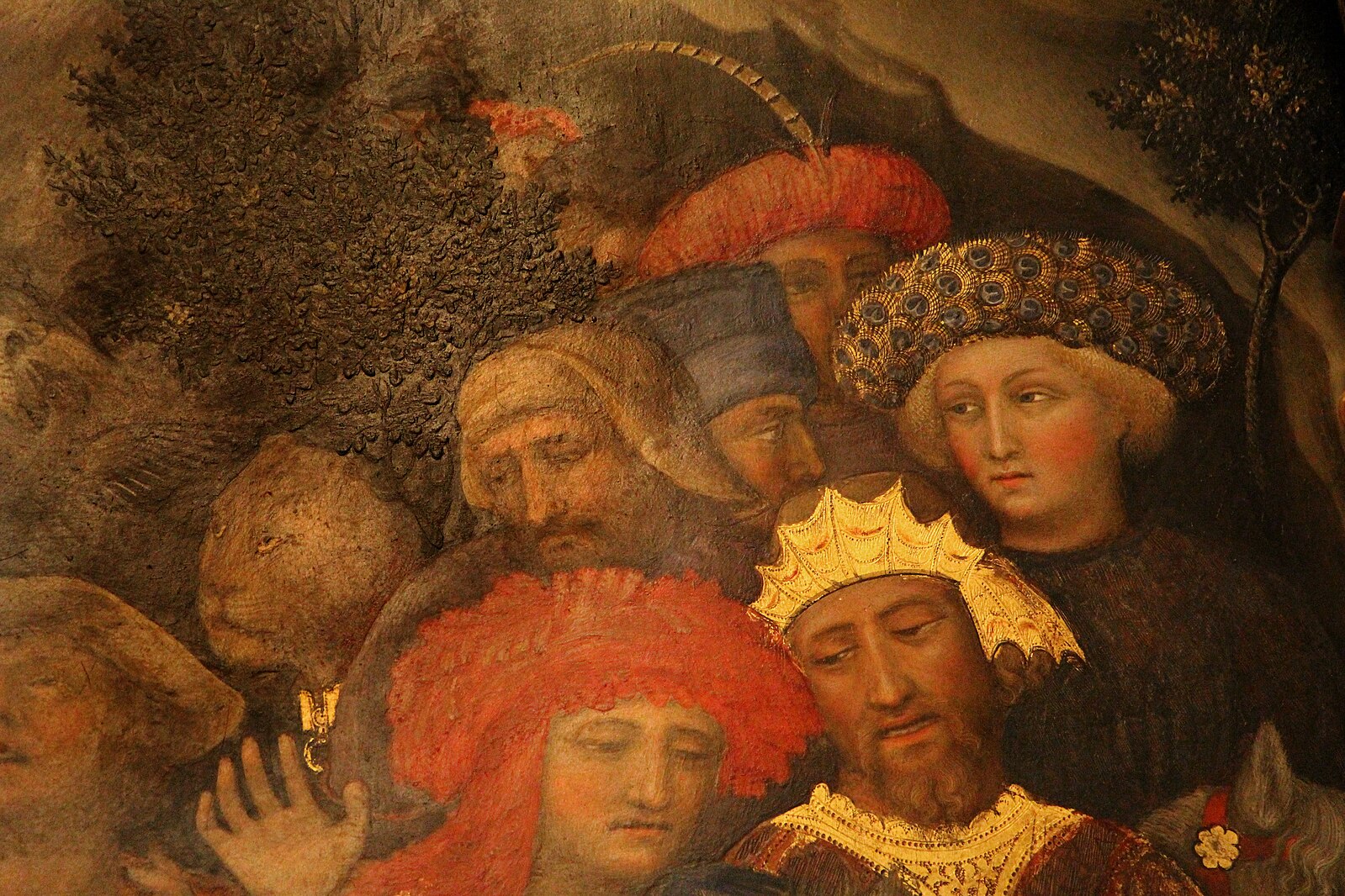 Figure 34: (F5_25a) Detail from Gentile da Fabriano, The Adoration of the Magi