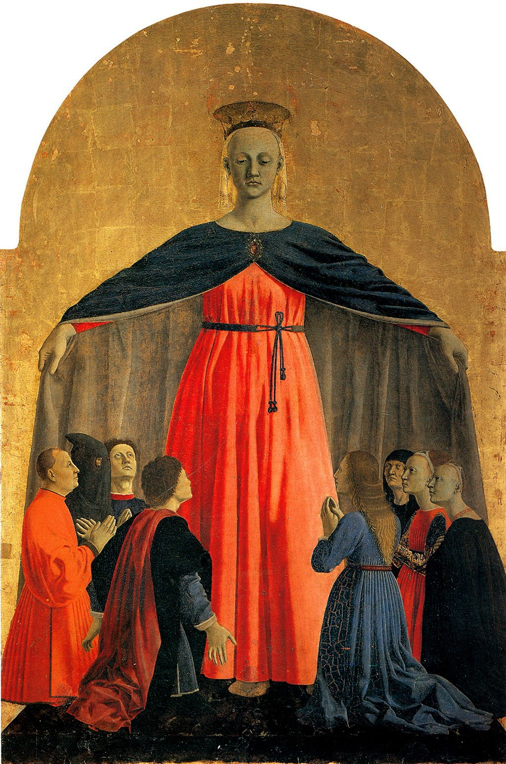 Figure 10: Piero della Francesca, Madonna of Mercy, Pinacoteca Comunale, Sansepolcro