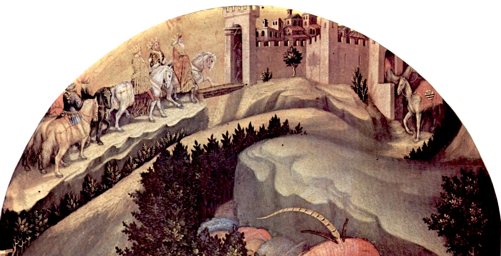 Figure 28: (F6_22) Detail from Gentile da Fabriano, The Adoration of the Magi