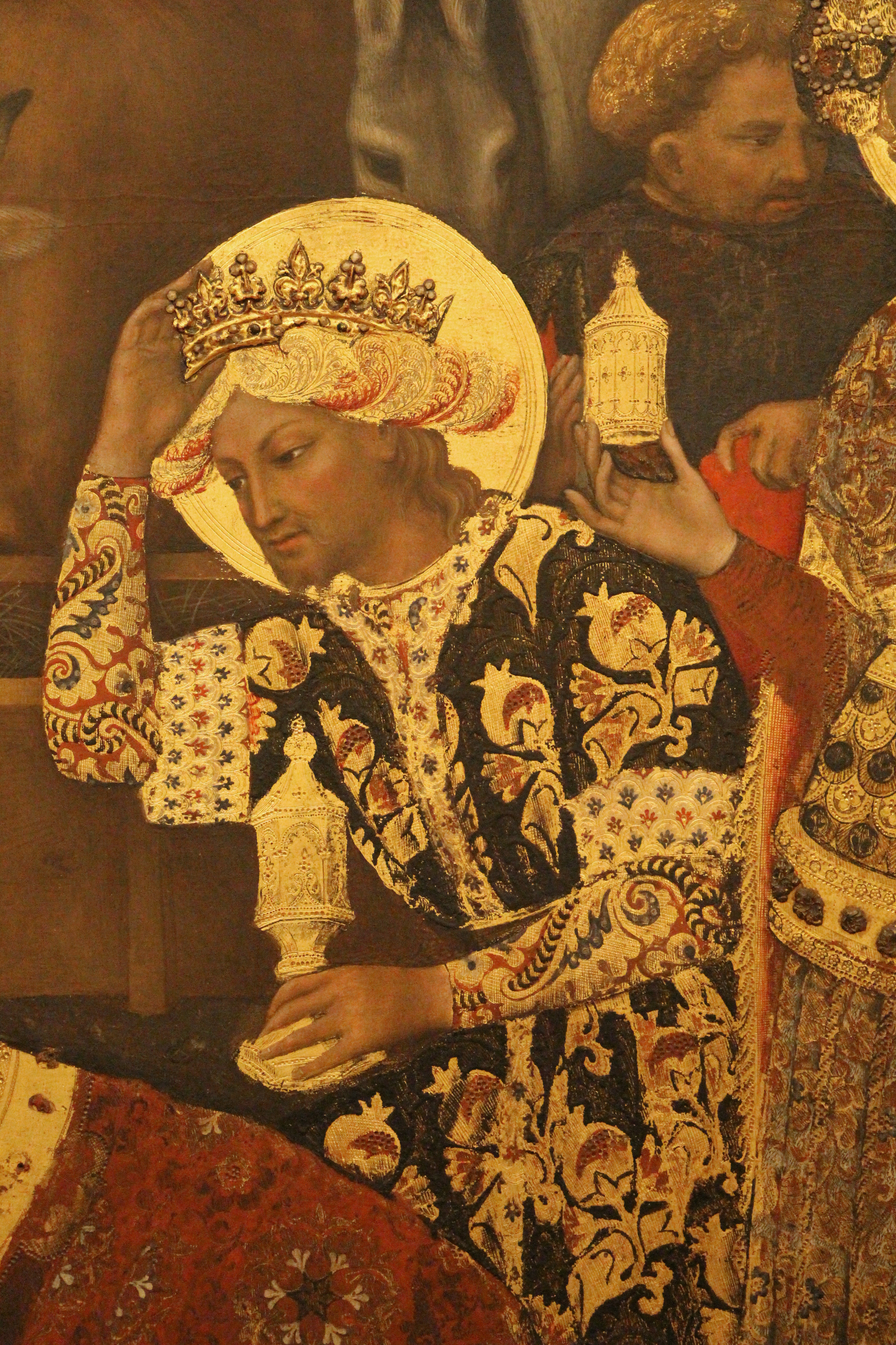 Figure 31: (F6_24a) Detail from Gentile da Fabriano, The Adoration of the Magi