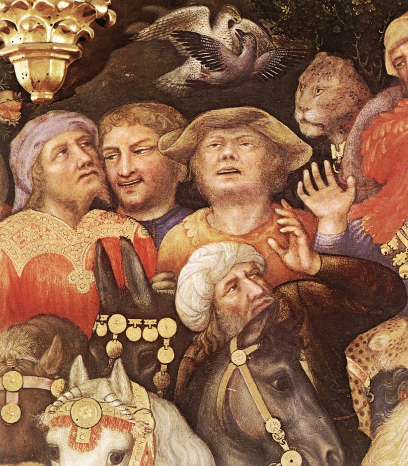 Figure 35: (F6_25b) Detail from Gentile da Fabriano, The Adoration of the Magi