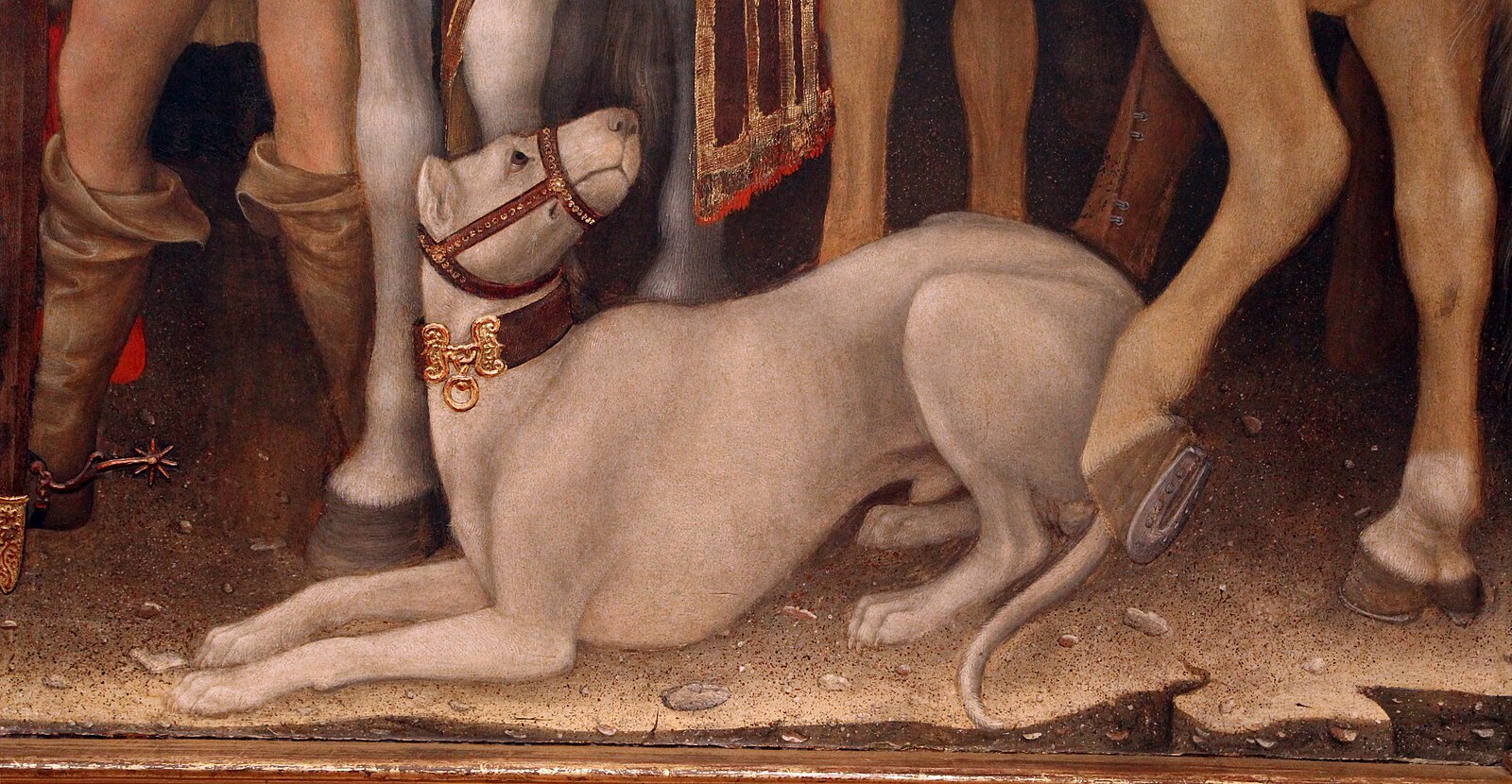 Figure 37: (F6_26a) Detail from Gentile da Fabriano, The Adoration of the Magi