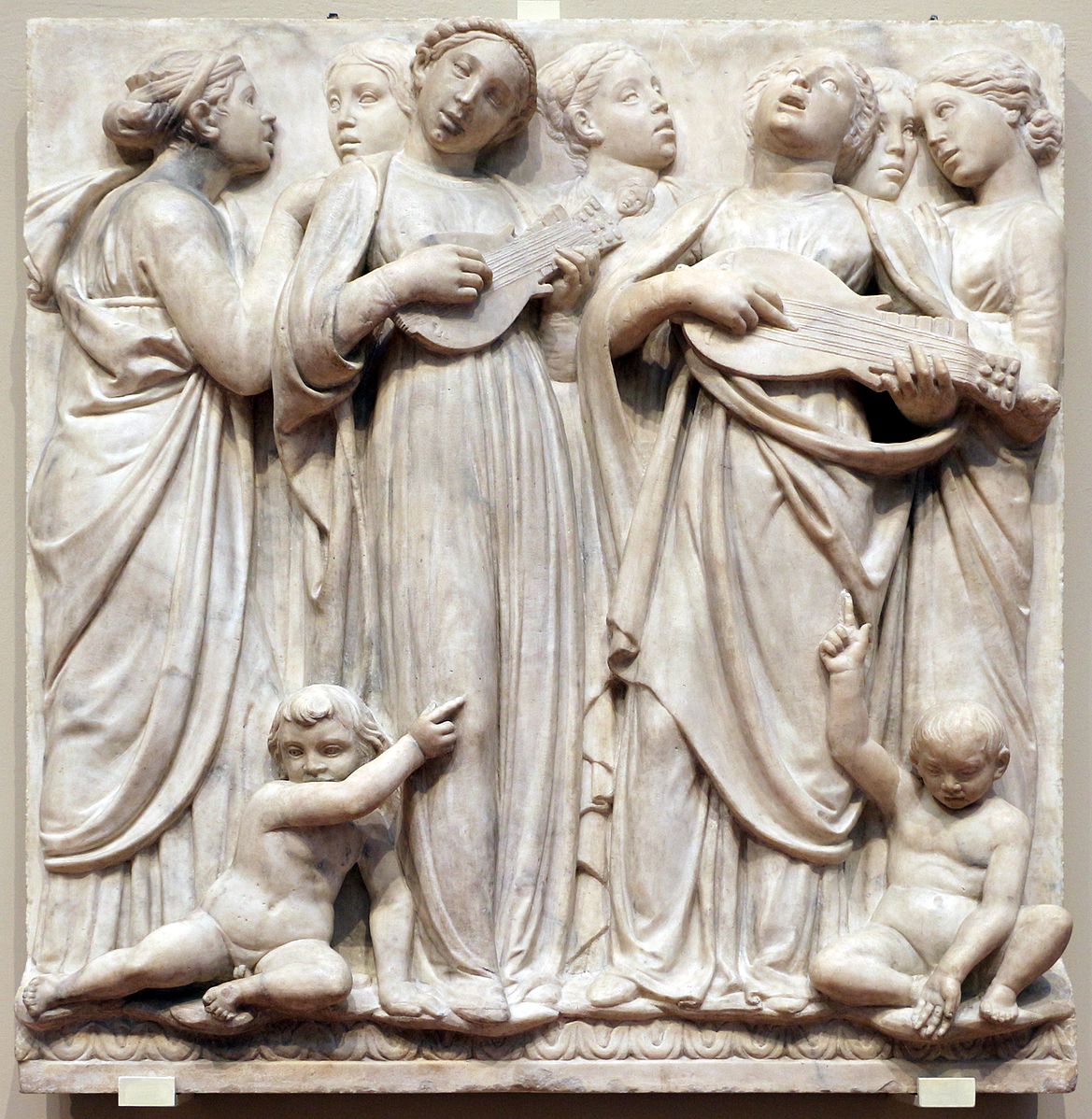 Figure 1: (F6_1) Third front panel of Luca della Robbia, Cantoria, Museo dell’Opera del Duomo