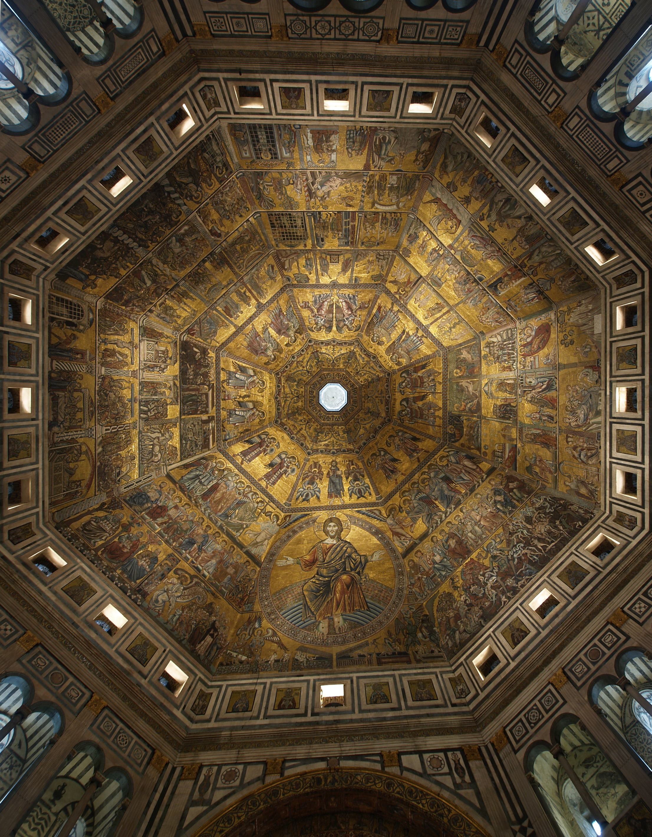 Figure 15: (F6_13) Ceiling of Baptistery of Florence