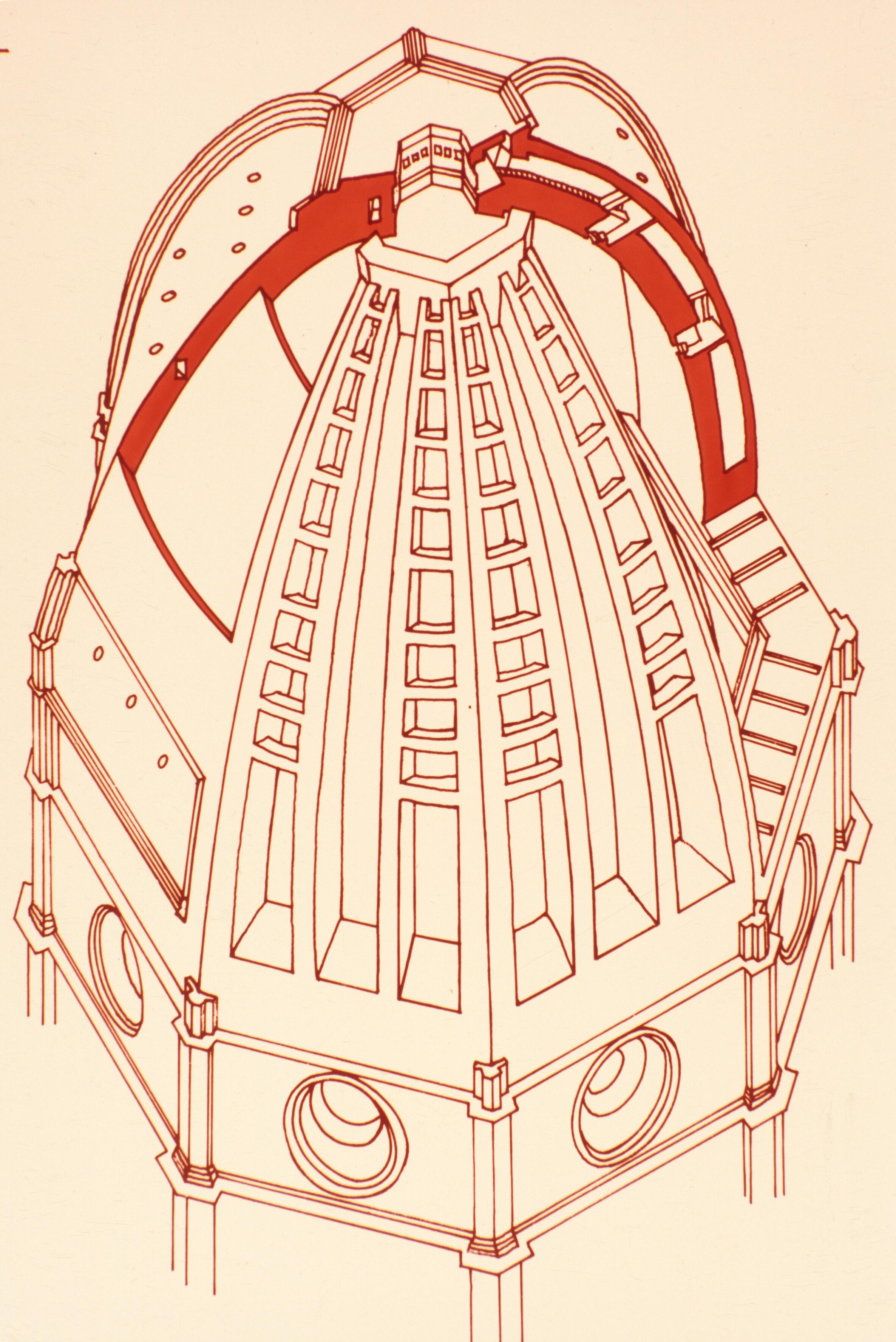 Figure 16: (F6_14) Diagram of dome, Santa Maria del Fiore, Florence