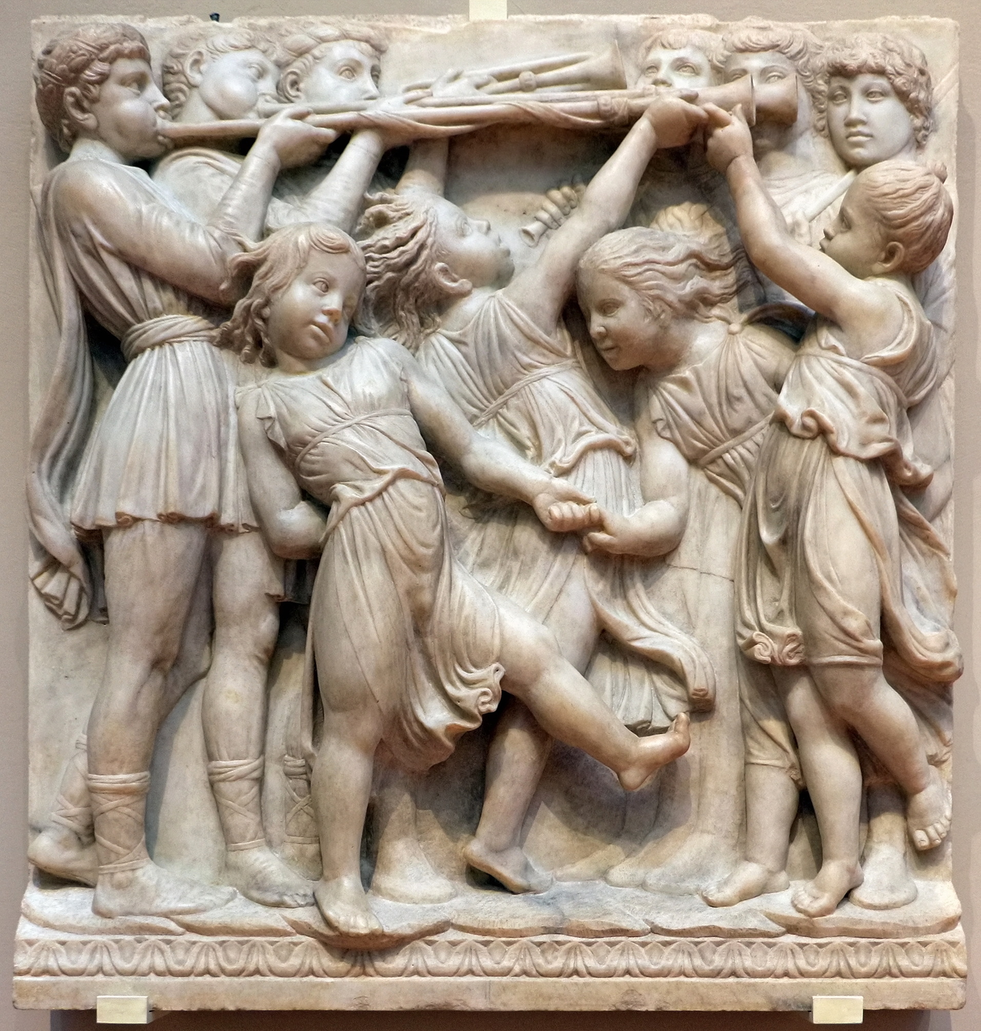 Figure 26: (F6_23) First front panel of Luca della Robbia, Cantoria