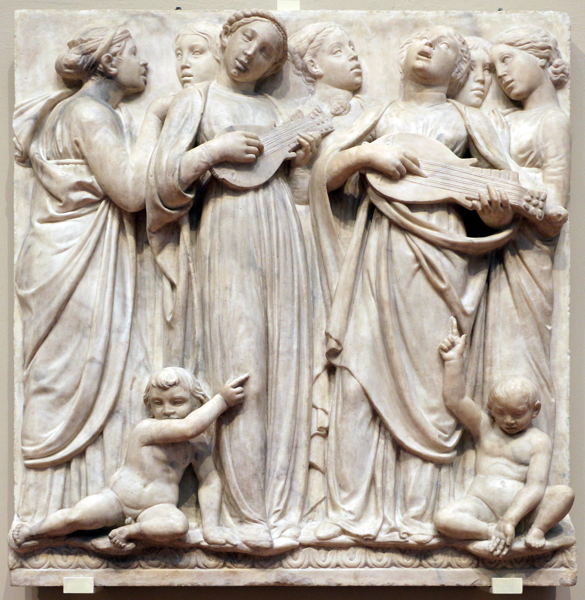 Figure 28: (F6_25) Third front panel of Luca della Robbia, Cantoria