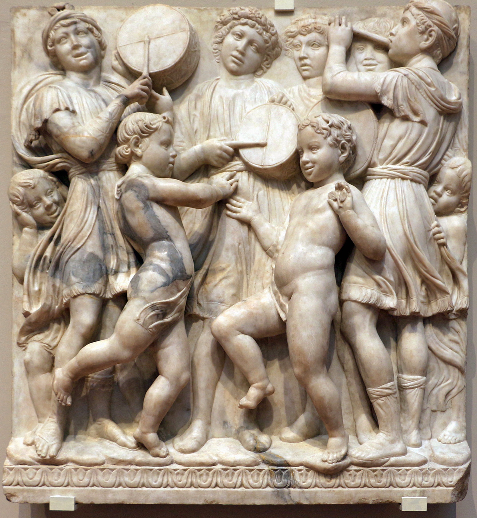 Figure 29: (F6_26) Fourth front panel of Luca della Robbia, Cantoria