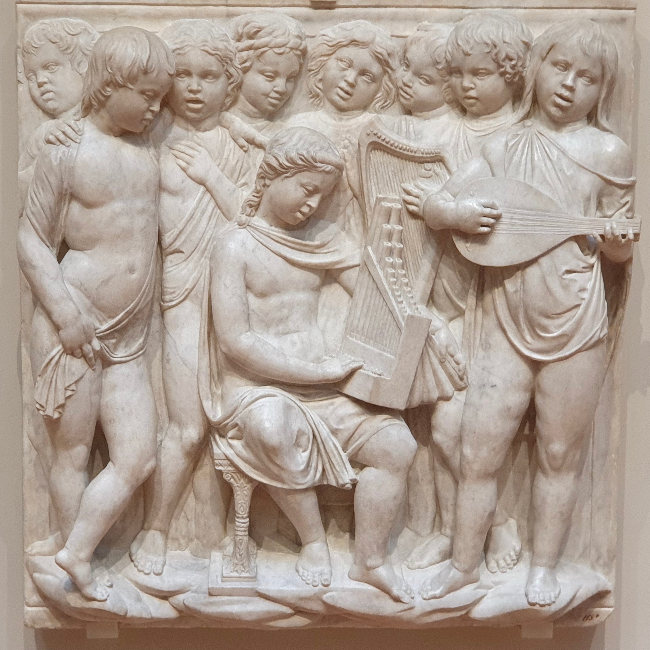 Figure 32: (F6_29) Second bracket panel of Luca della Robbia, Cantoria
