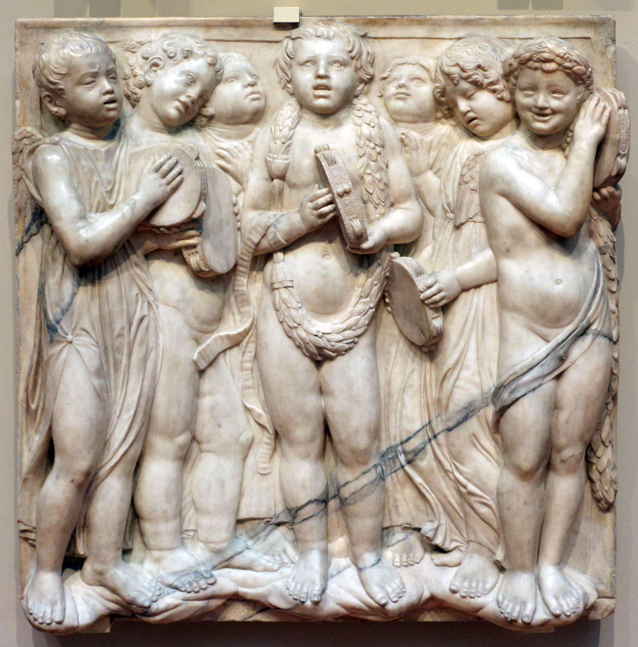 Figure 34: (F6_31) Third bracket panel of Luca della Robbia, Cantoria