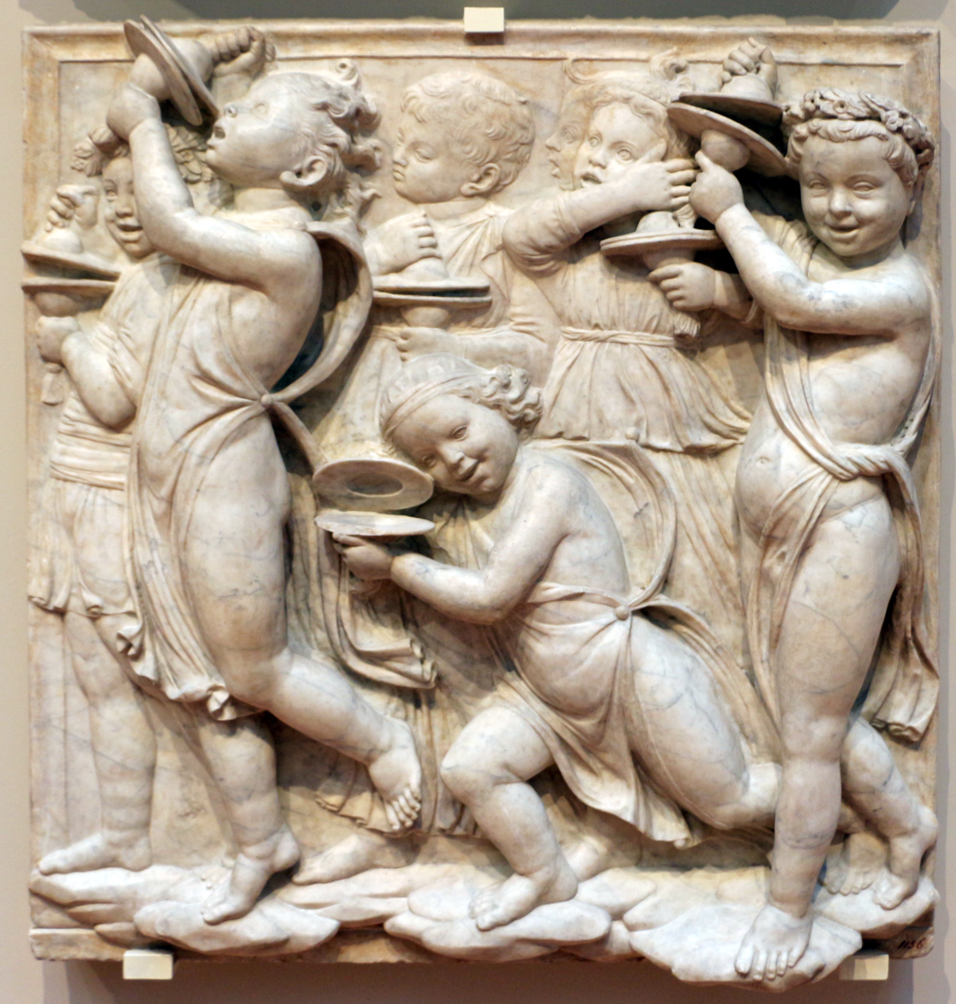 Figure 35: (F6_32) Fourth bracket panel of Luca della Robbia, Cantoria