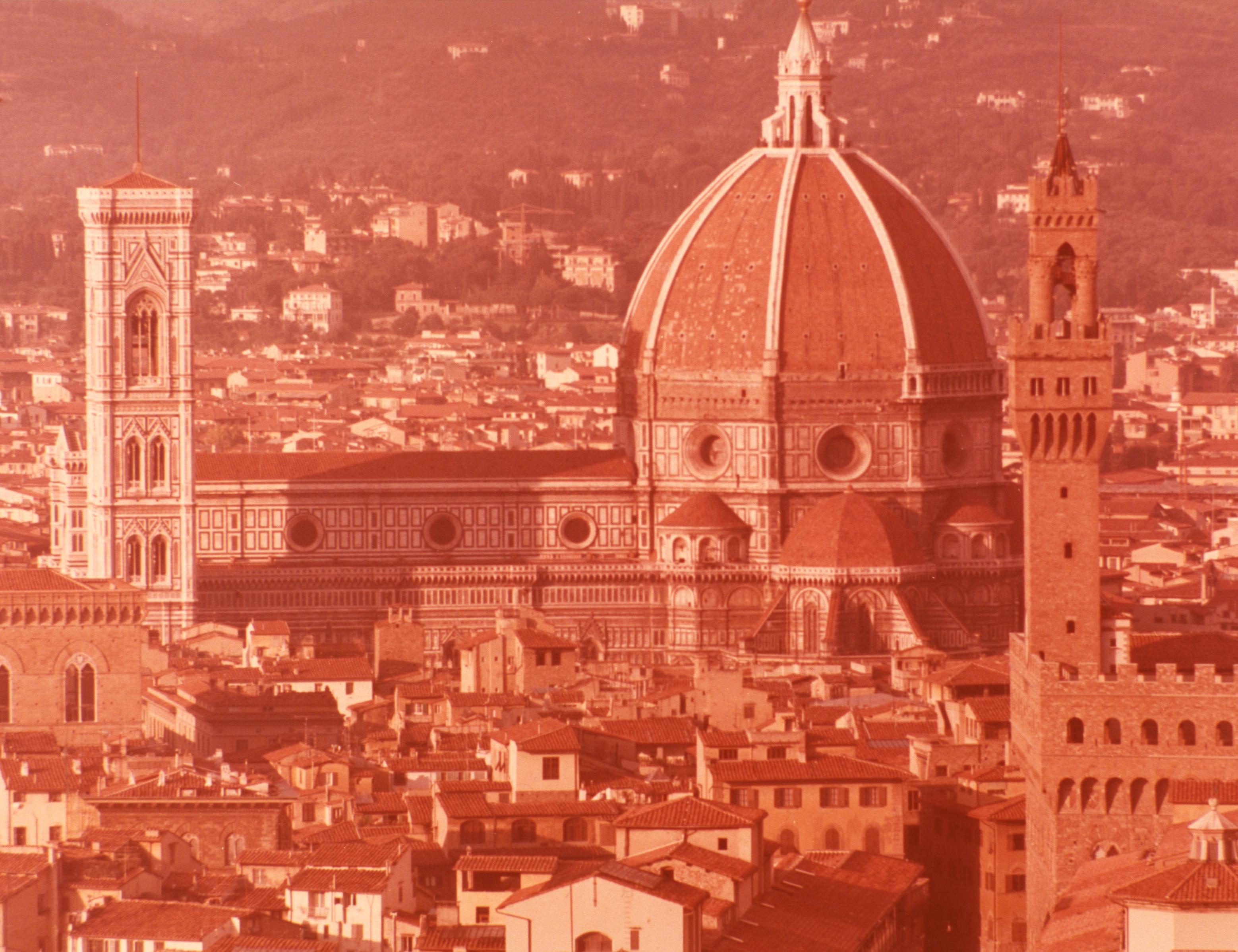 Figure 2: (F6_1a) Francesco Rosselli, Catena map of Florence, Museo di Firenze com’era