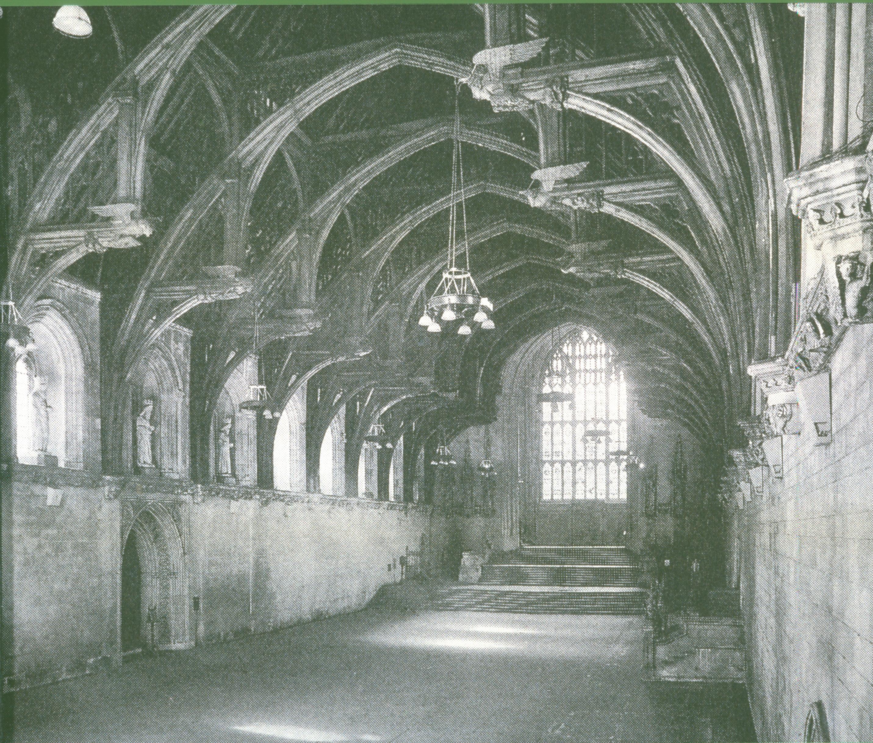 Figure 6: (O_B_7) Westminster Hall (left) and reconstruction of dining hall at Dover Priory (right)