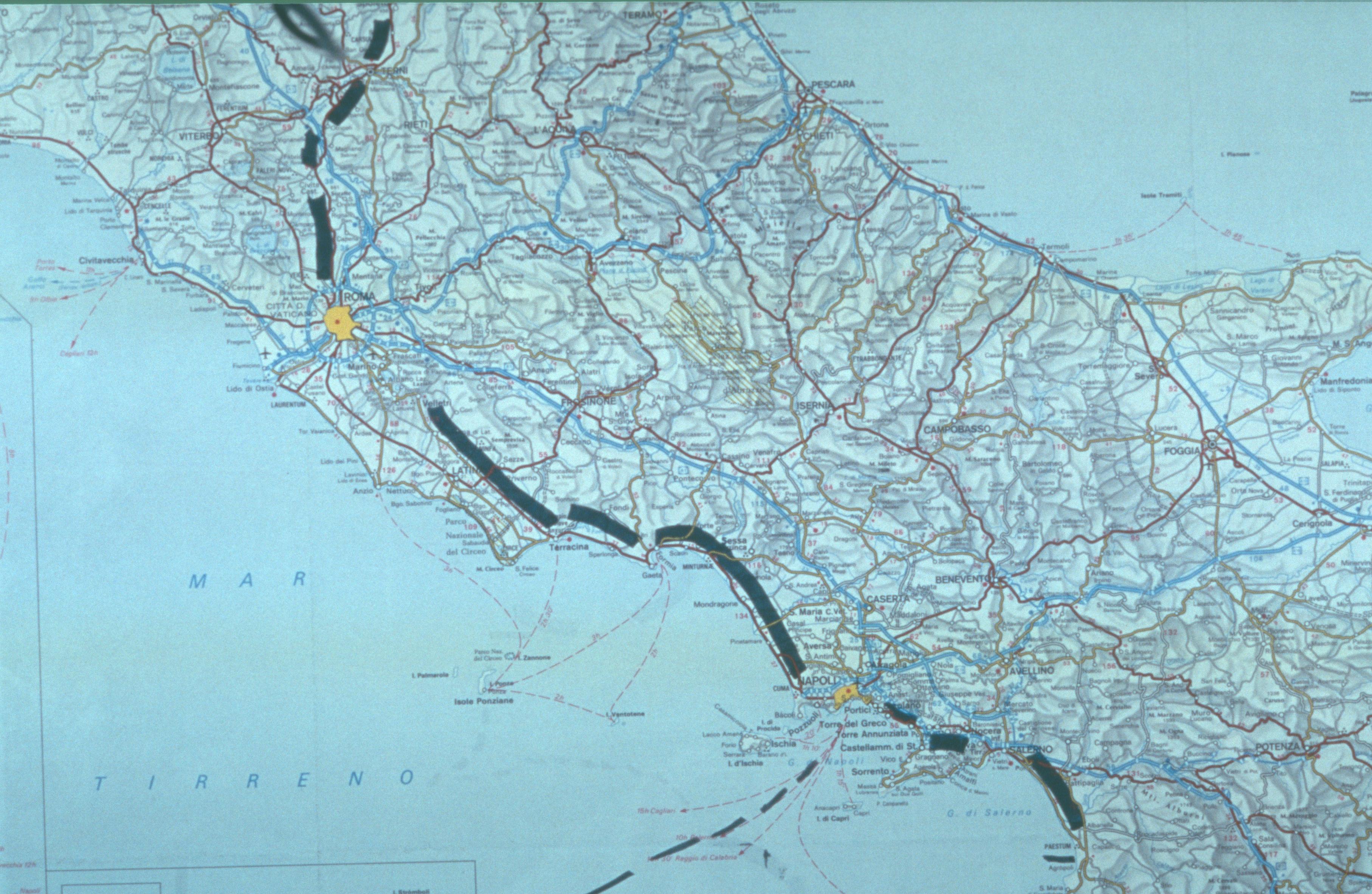 Figure 12: (O_G_12) Goethe’s route, Termi to Rome to Paestum