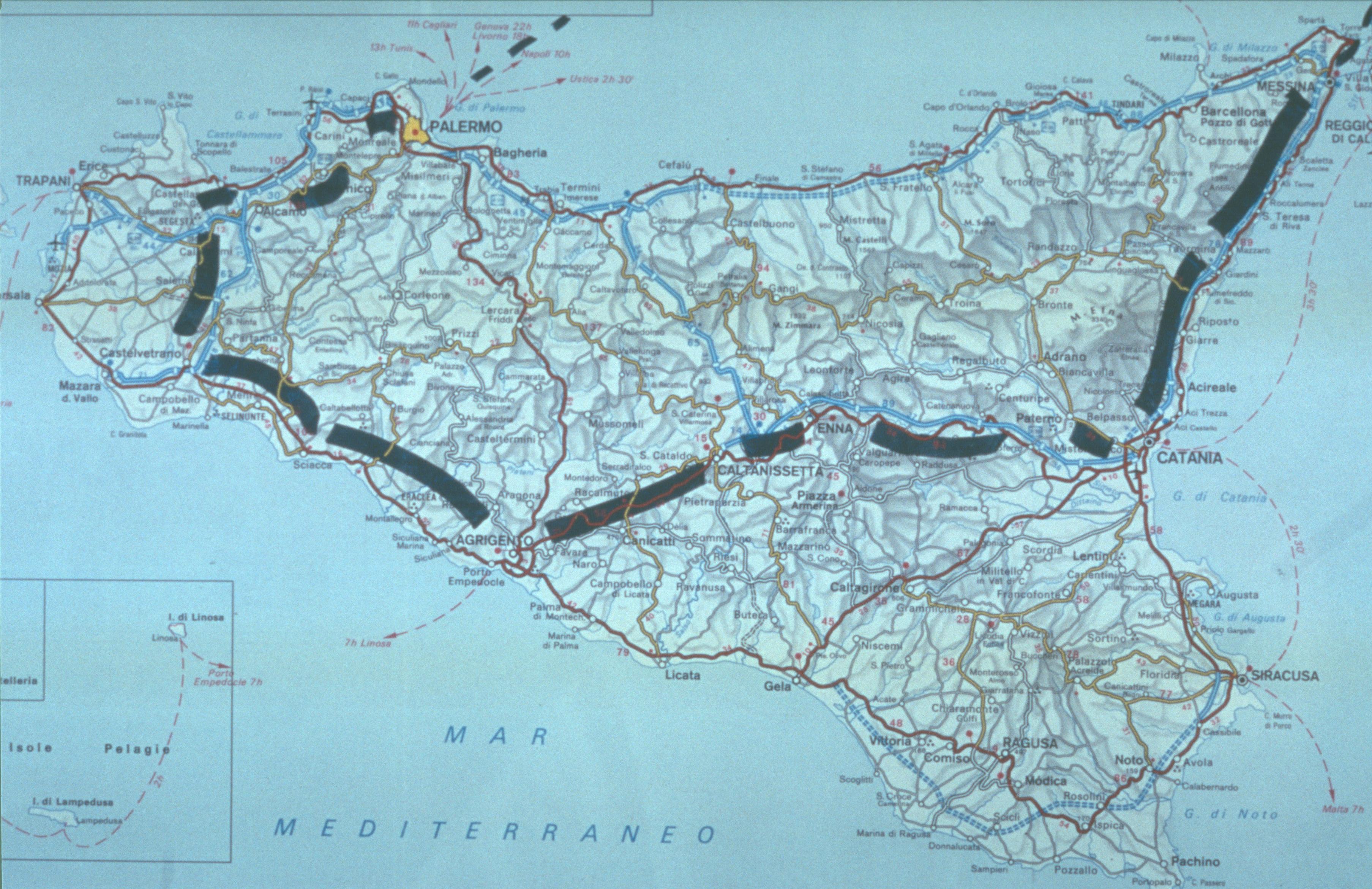 Figure 23: (O_G_23) Goethe’s route through Sicily