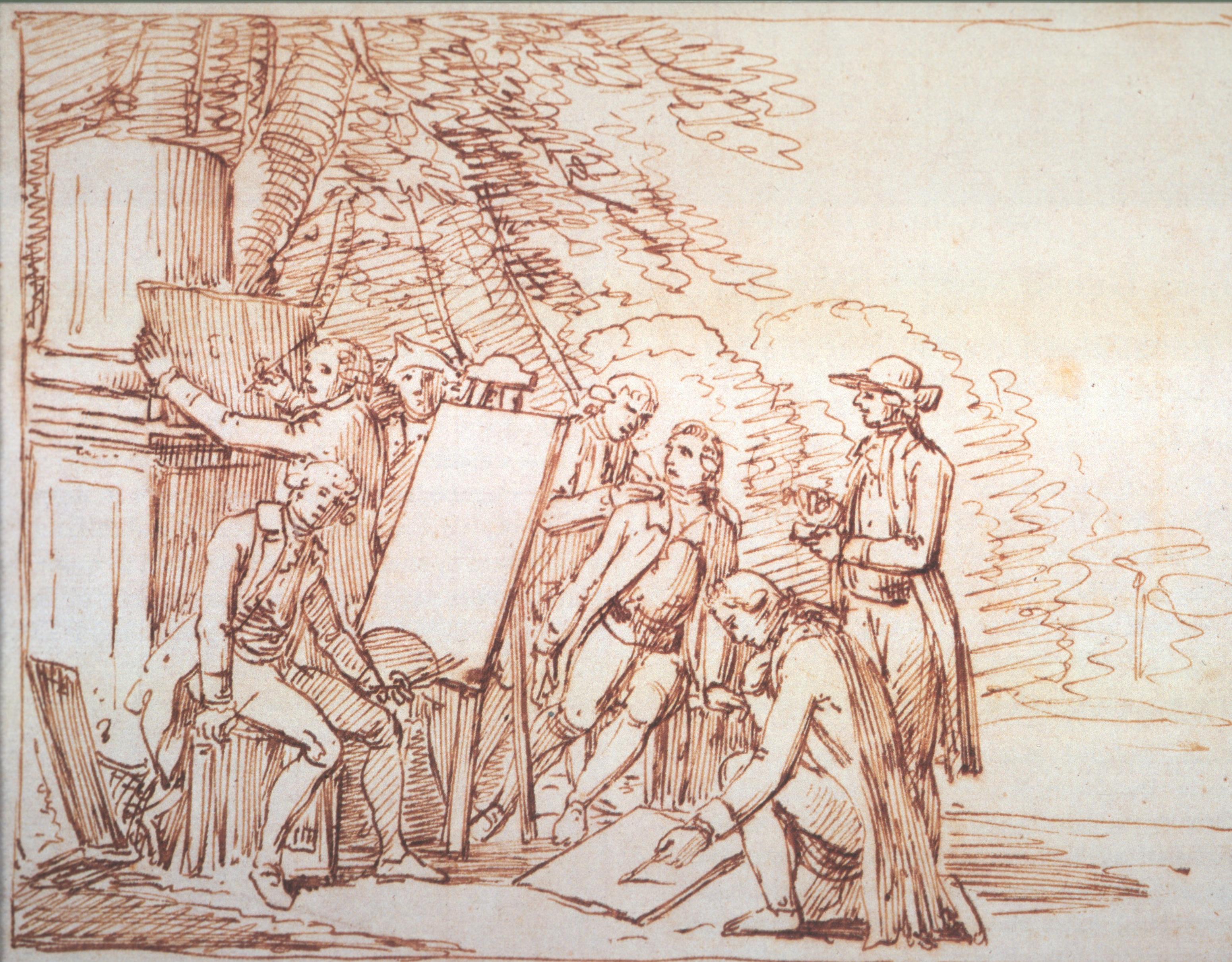 Figure 30: (O_G_30) Bury’s Goethe with his Friends
