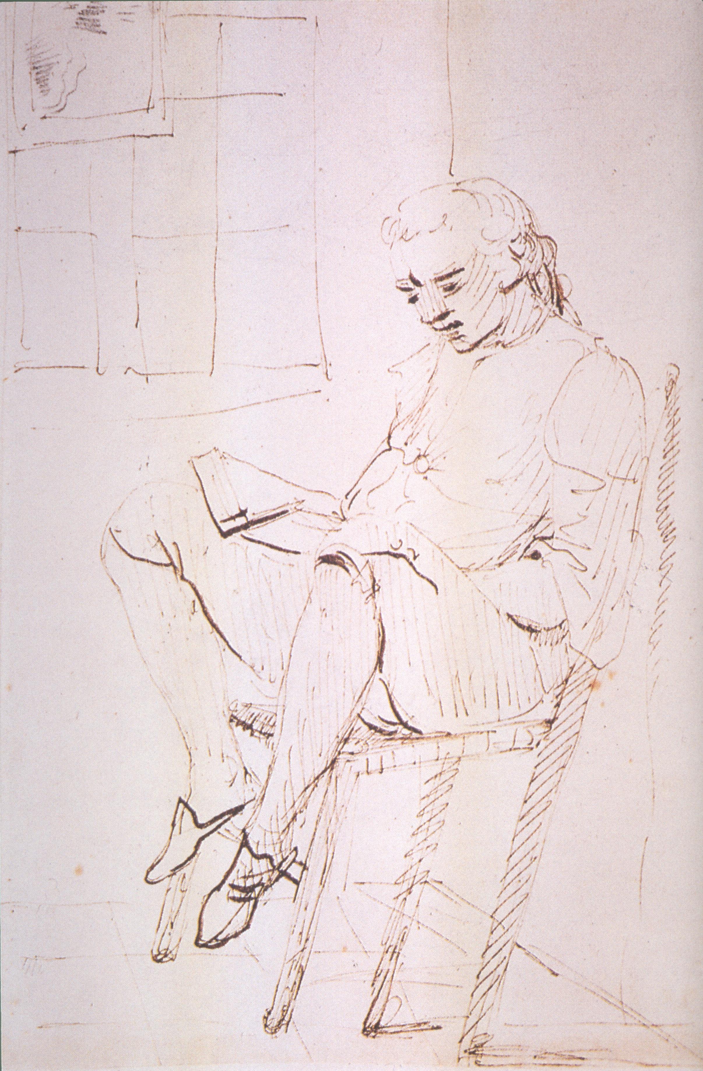 Figure 32: (O_G_32) Tischbein’s Goethe Reading