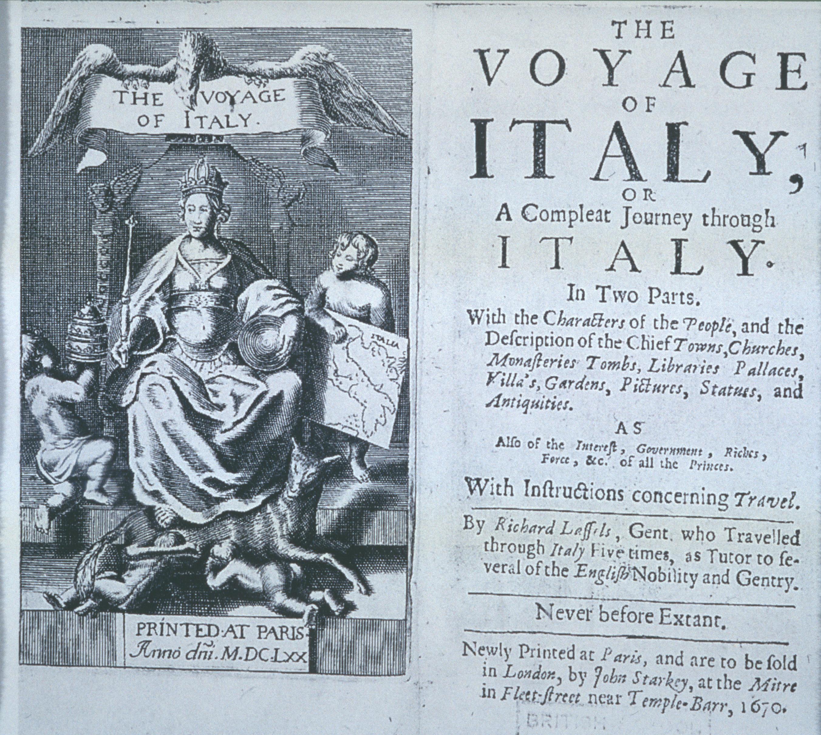 Figure 35: (O_G_35) The Voyage of Italy, guide book, 1670