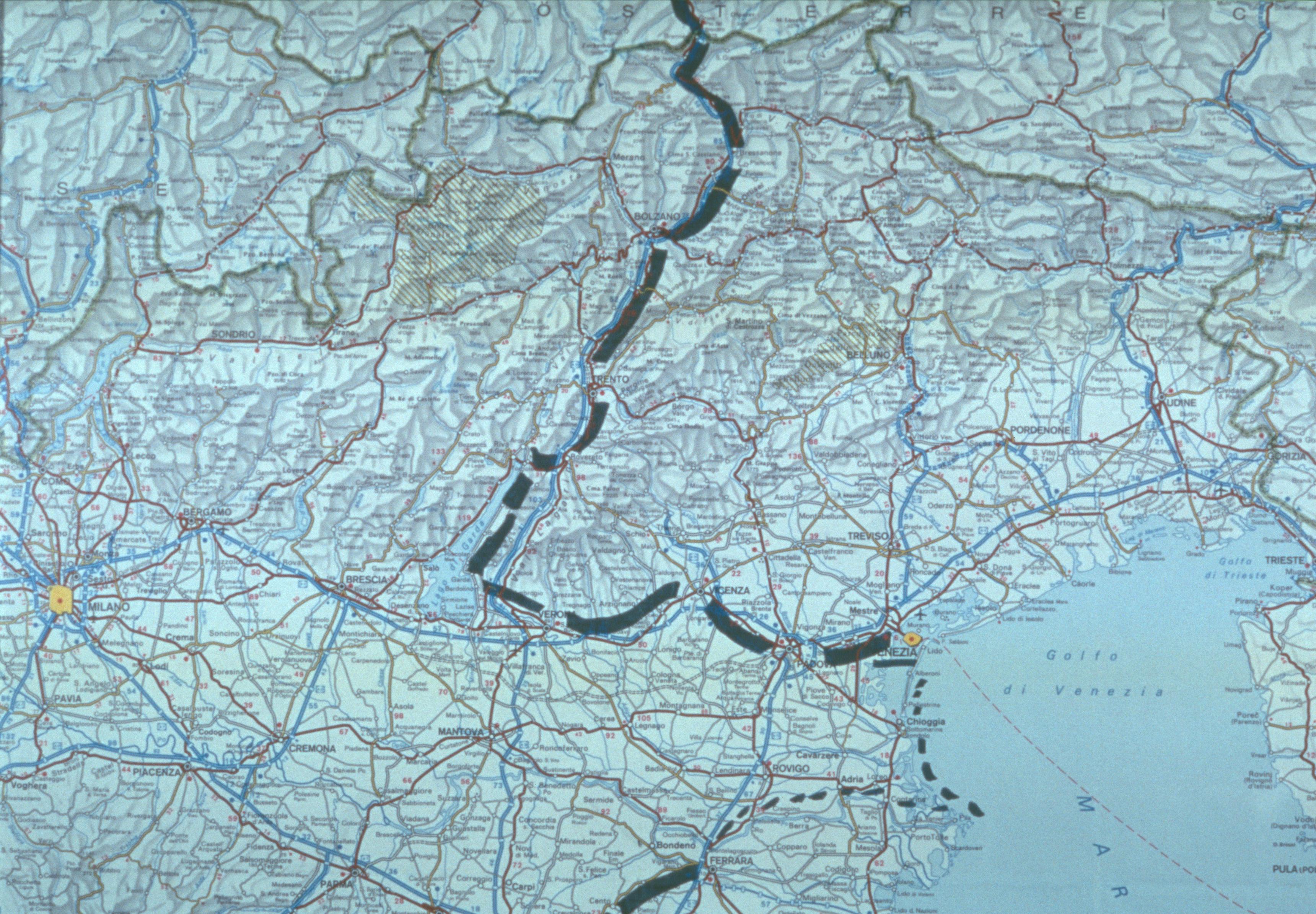 Figure 4: (O_G_4) Goethe’s route, Brenner to Venice